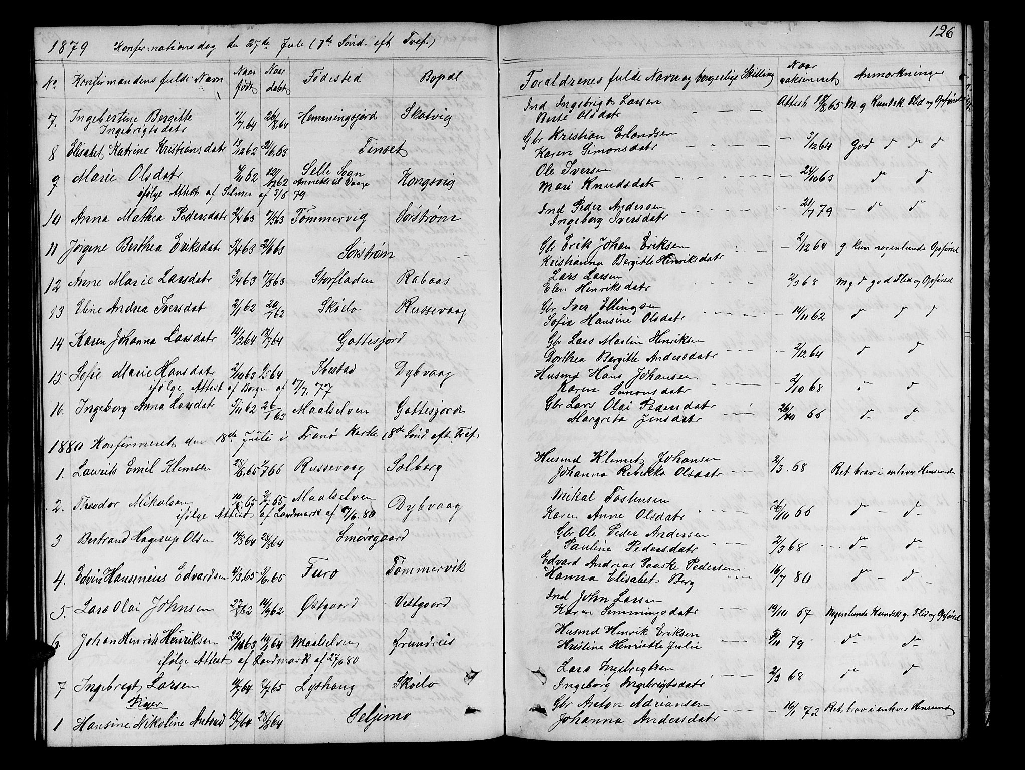 Tranøy sokneprestkontor, SATØ/S-1313/I/Ia/Iab/L0021klokker: Parish register (copy) no. 21, 1861-1886, p. 126