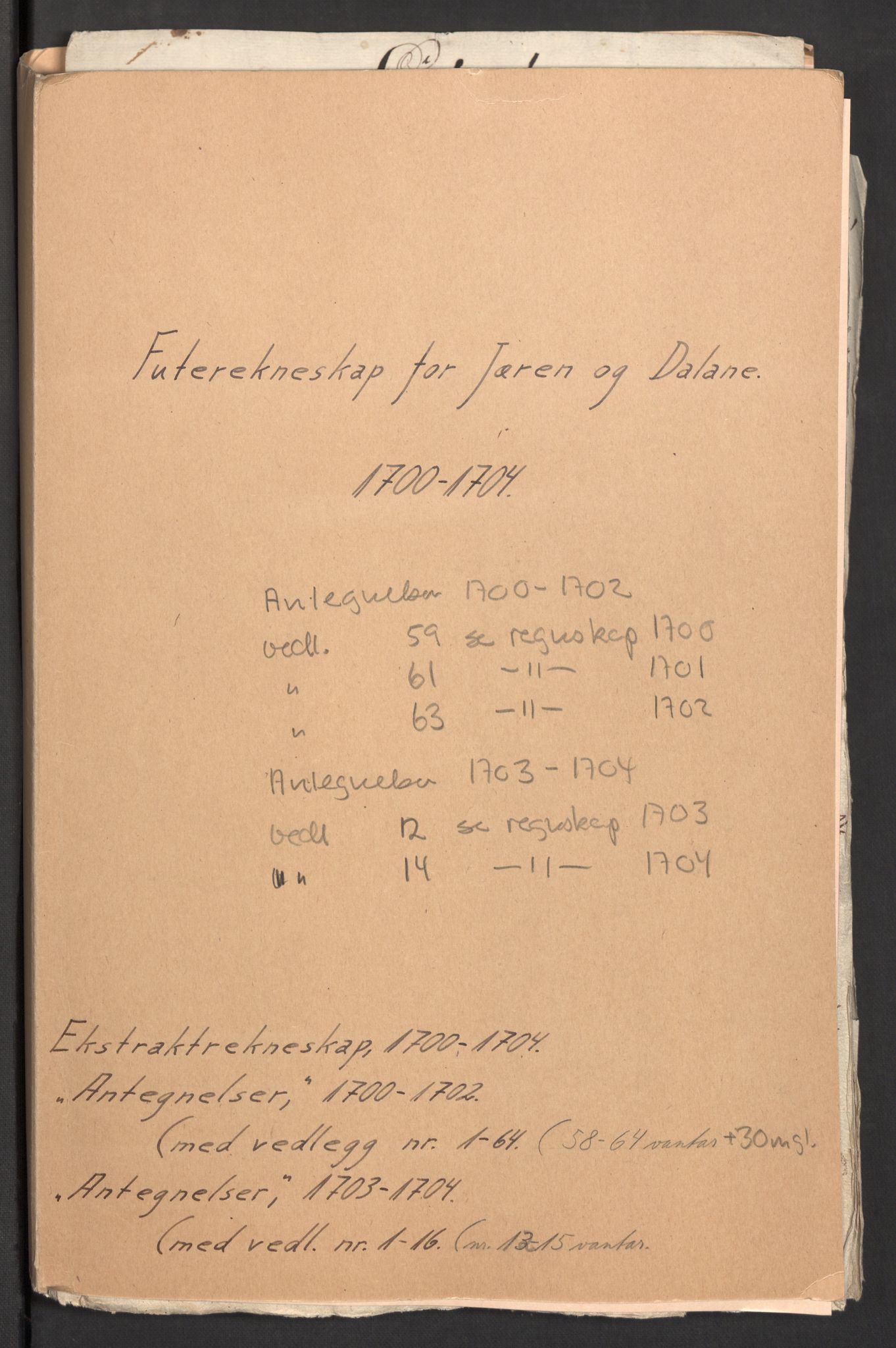 Rentekammeret inntil 1814, Reviderte regnskaper, Fogderegnskap, AV/RA-EA-4092/R46/L2732: Fogderegnskap Jæren og Dalane, 1703-1704, p. 160