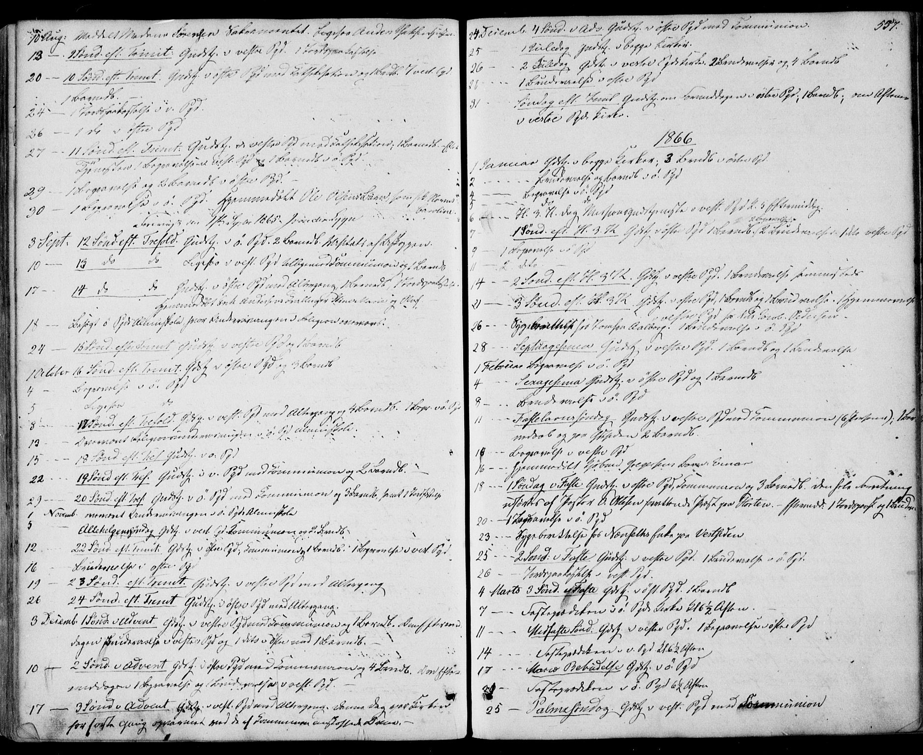 Porsgrunn kirkebøker , AV/SAKO-A-104/F/Fa/L0007: Parish register (official) no. 7, 1858-1877, p. 557