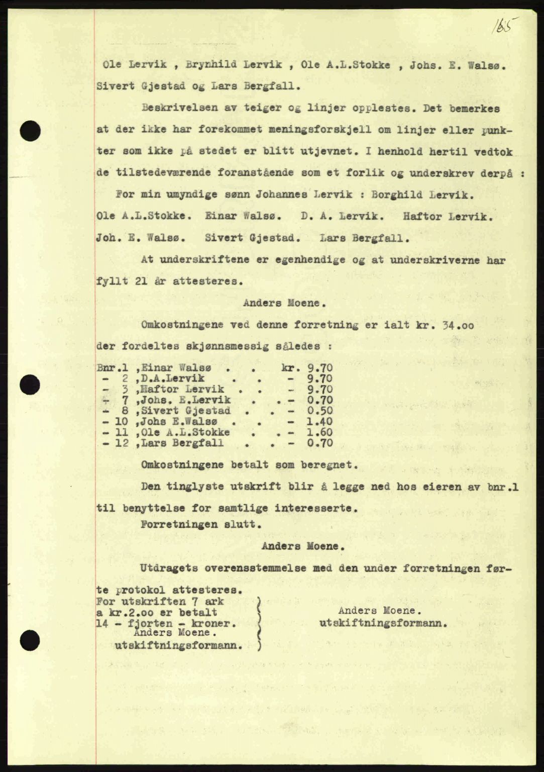 Nordmøre sorenskriveri, AV/SAT-A-4132/1/2/2Ca: Mortgage book no. A97, 1944-1944, Diary no: : 382/1944