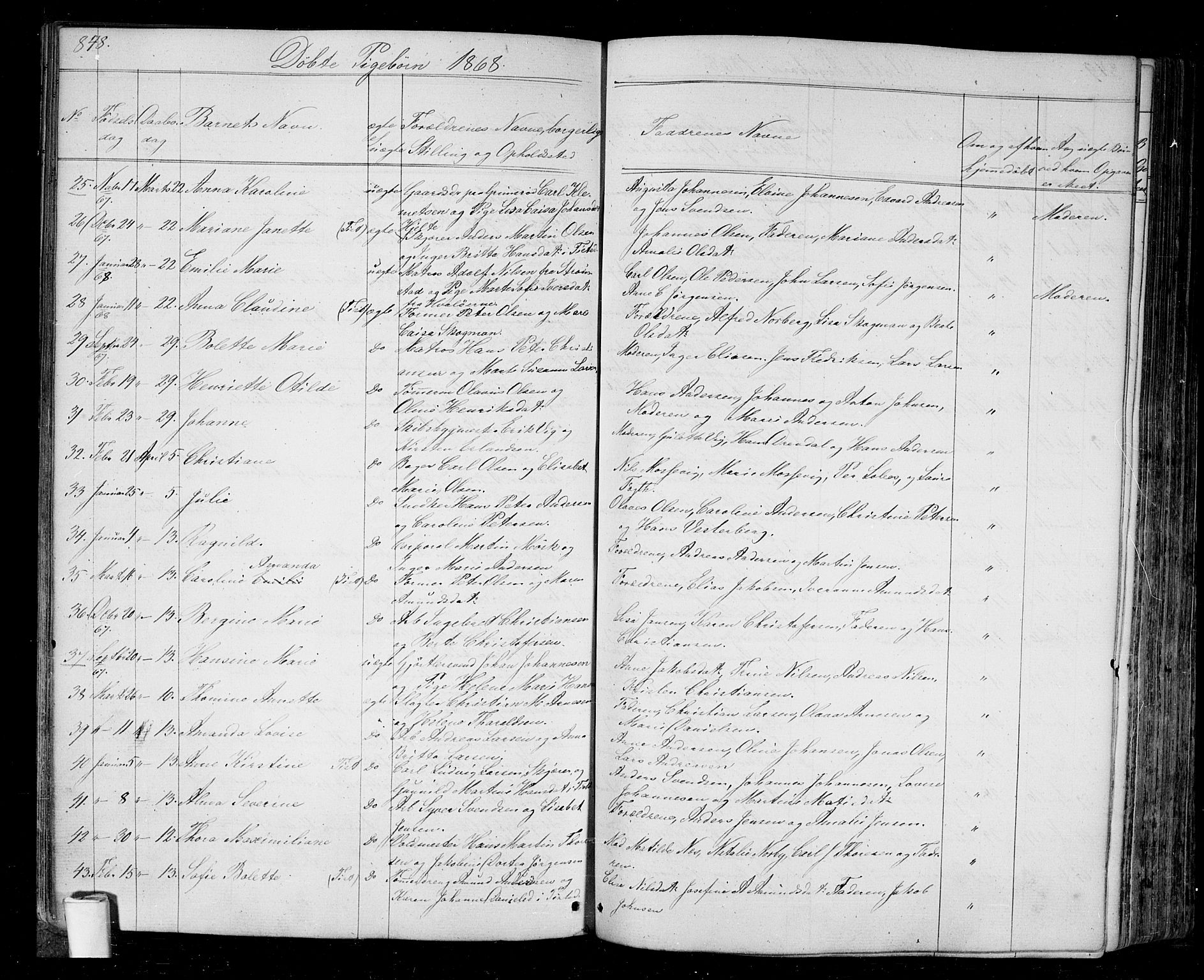 Halden prestekontor Kirkebøker, AV/SAO-A-10909/G/Ga/L0005b: Parish register (copy) no. 5B, 1864-1868, p. 848