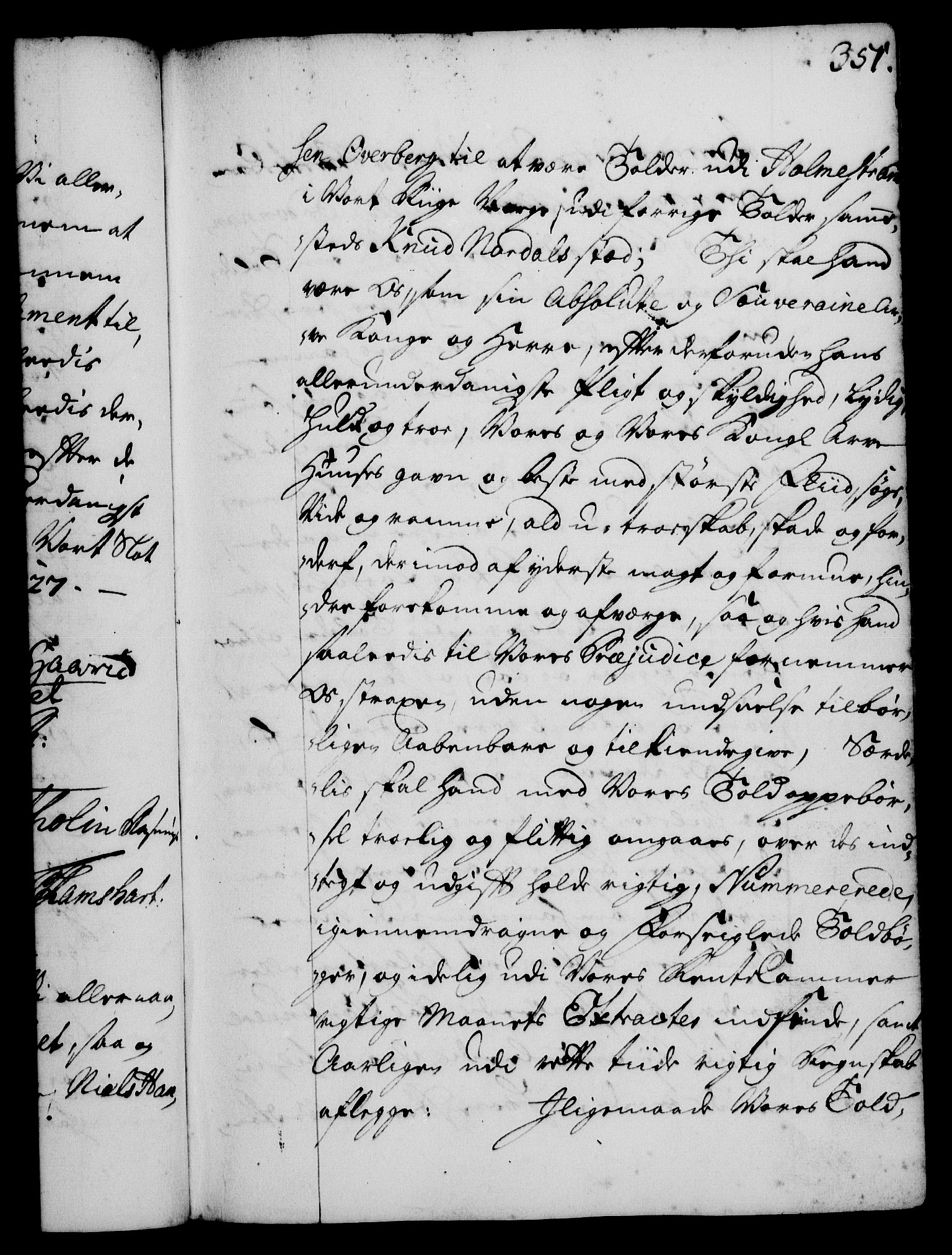 Rentekammeret, Kammerkanselliet, RA/EA-3111/G/Gg/Gge/L0001: Norsk bestallingsprotokoll med register (merket RK 53.25), 1720-1730, p. 351