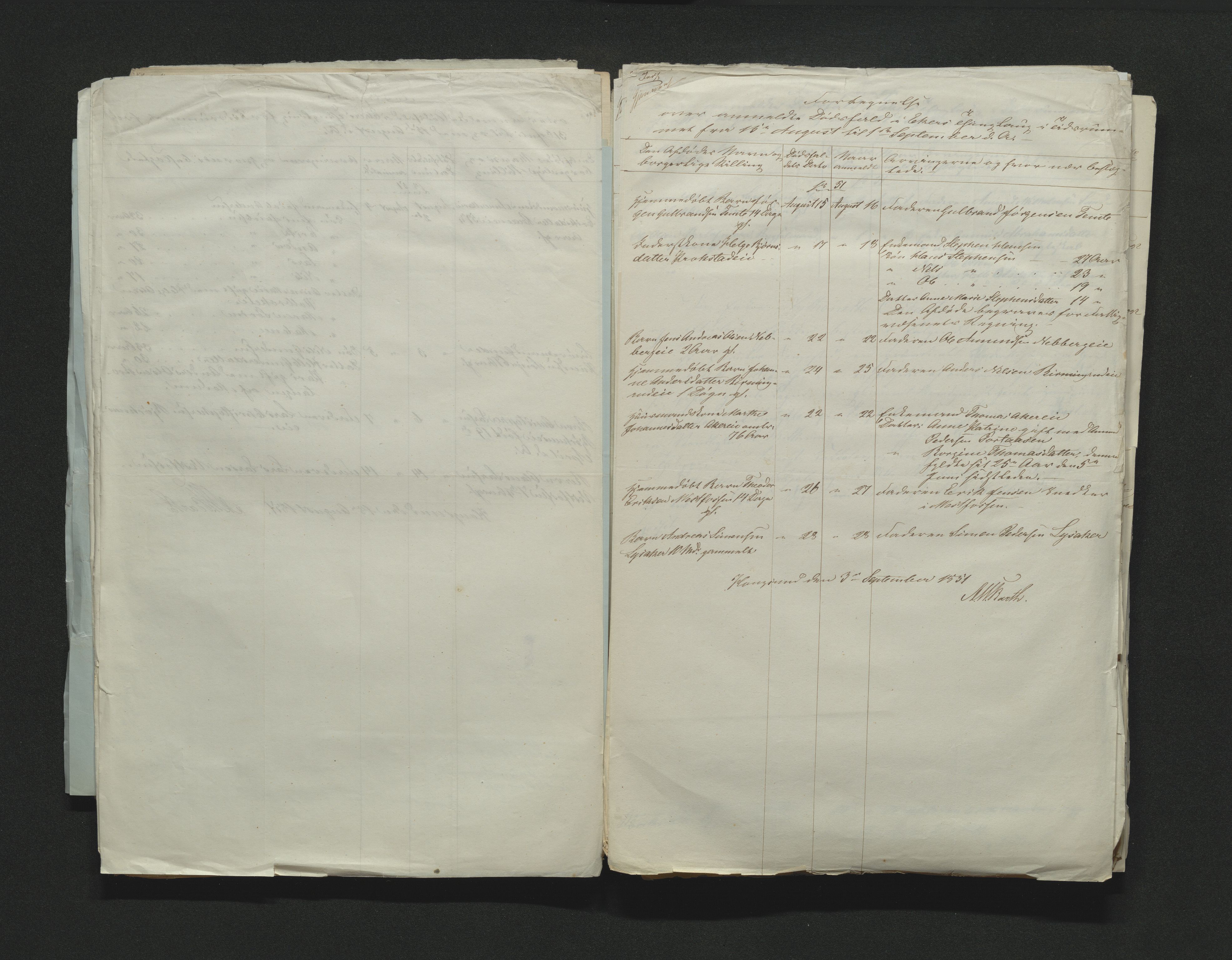 Eiker, Modum og Sigdal sorenskriveri, AV/SAKO-A-123/H/Ha/Hab/L0008: Dødsfallsmeldinger, 1850-1853