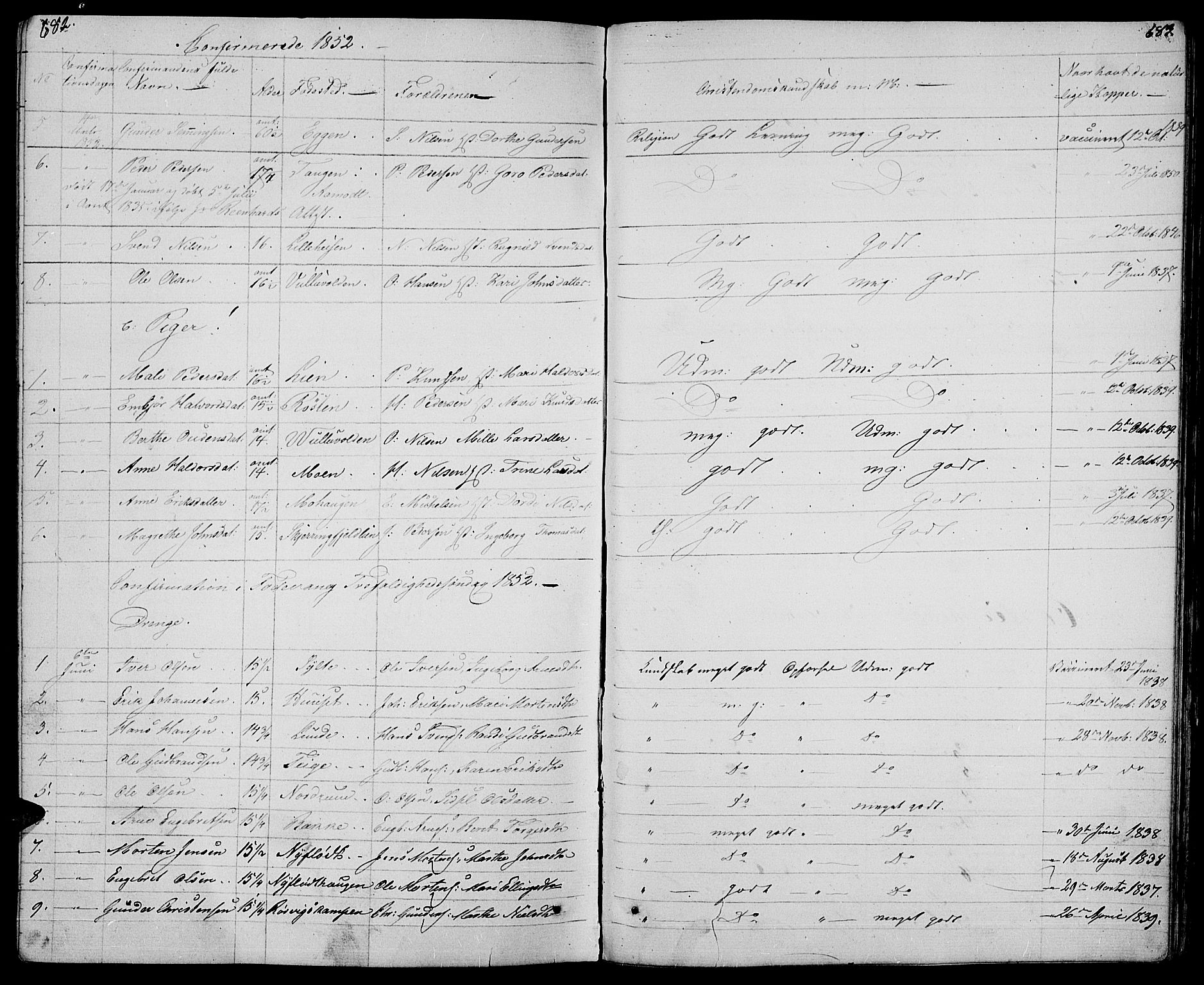 Ringebu prestekontor, SAH/PREST-082/H/Ha/Hab/L0002: Parish register (copy) no. 2, 1839-1853, p. 682-683