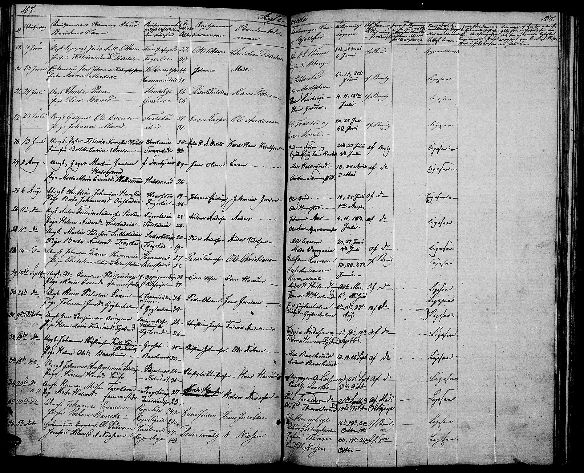 Østre Toten prestekontor, SAH/PREST-104/H/Ha/Hab/L0003: Parish register (copy) no. 3, 1848-1857, p. 157
