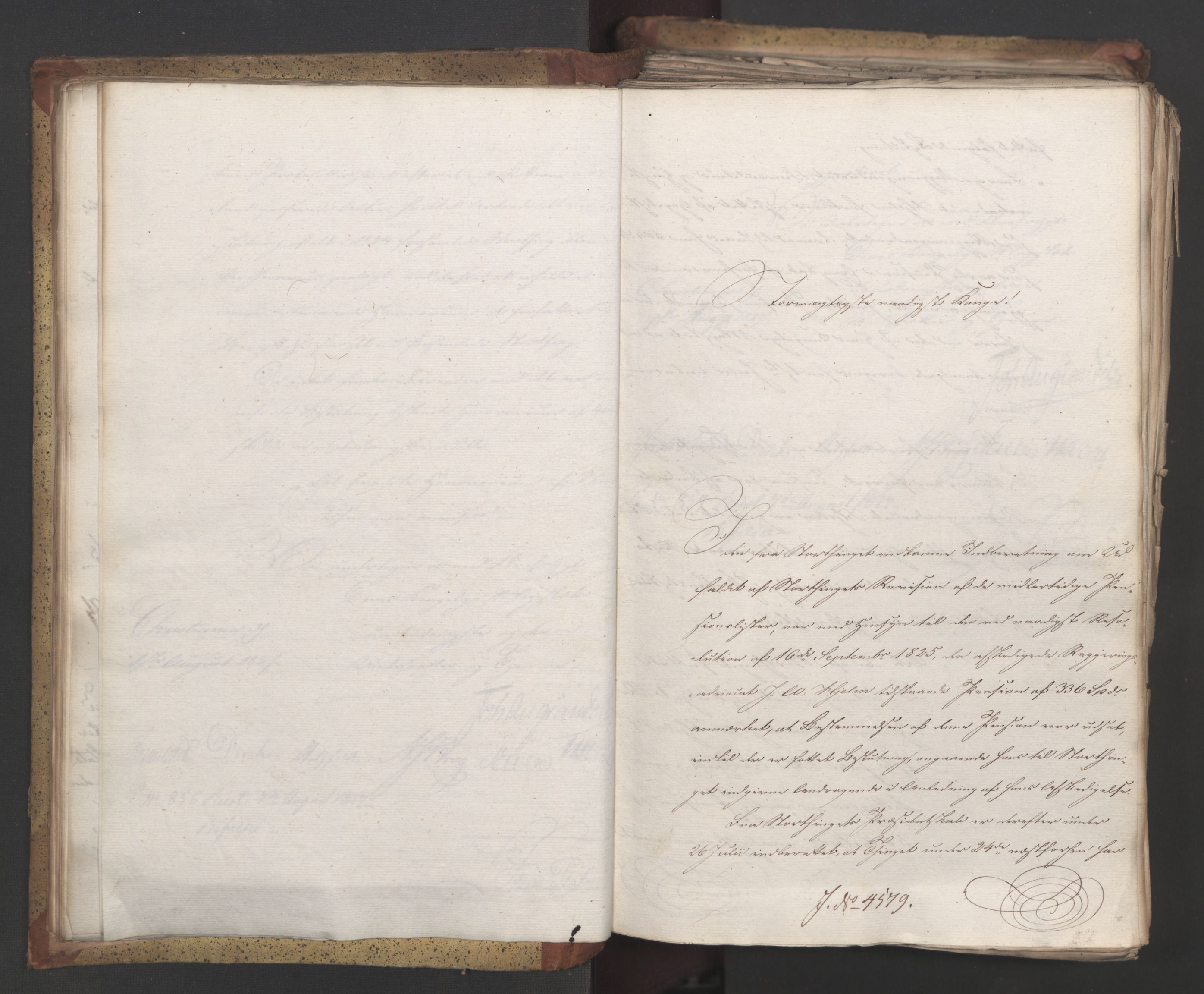 Statsrådsavdelingen i Stockholm, AV/RA-S-1003/D/Da/L0052: Regjeringsinnstillinger nr. 4566-4799, 1827, p. 44