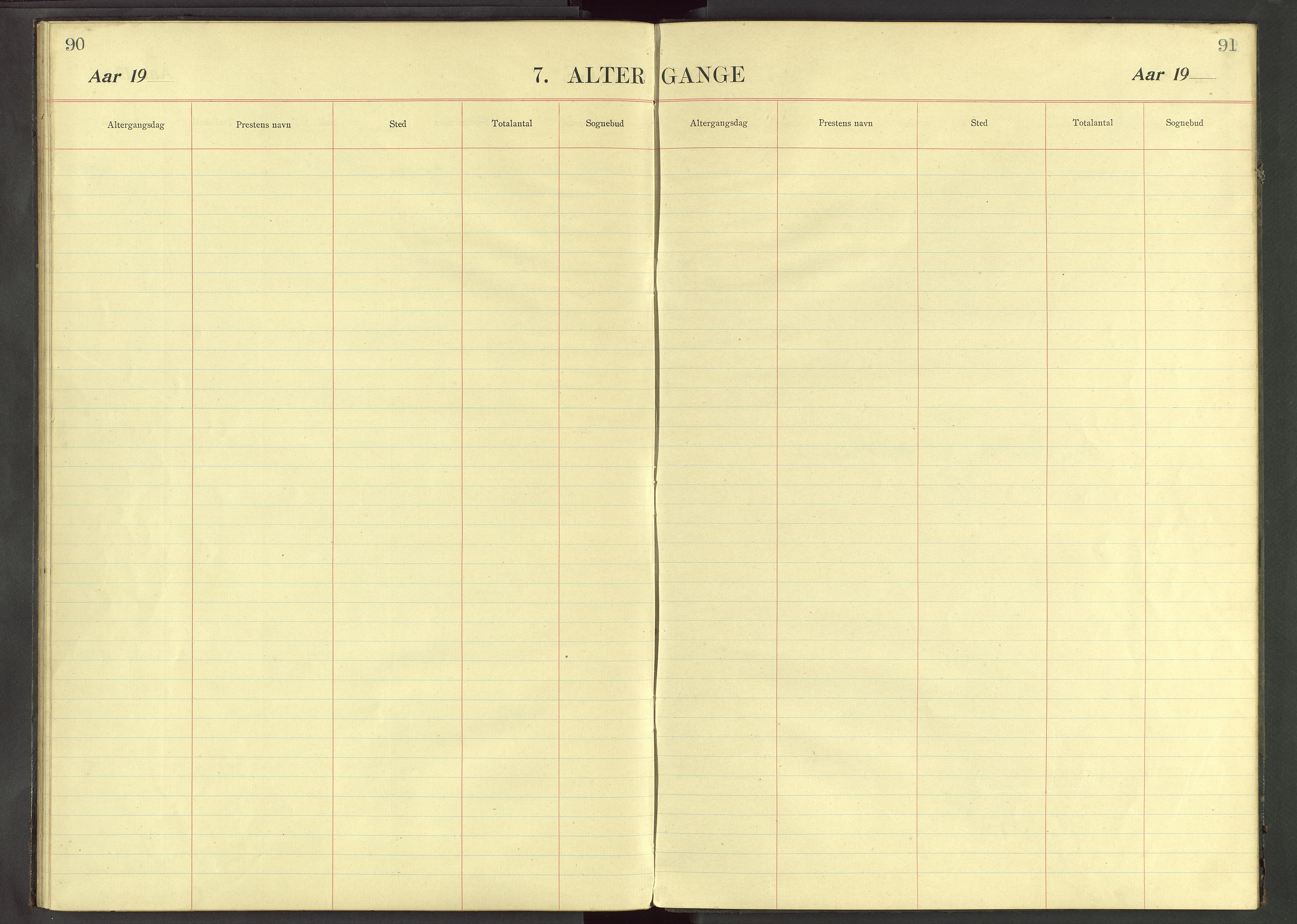 Det Norske Misjonsselskap - utland - Kina (Hunan), VID/MA-A-1065/Dm/L0033: Parish register (official) no. 71, 1907-1946, p. 90-91