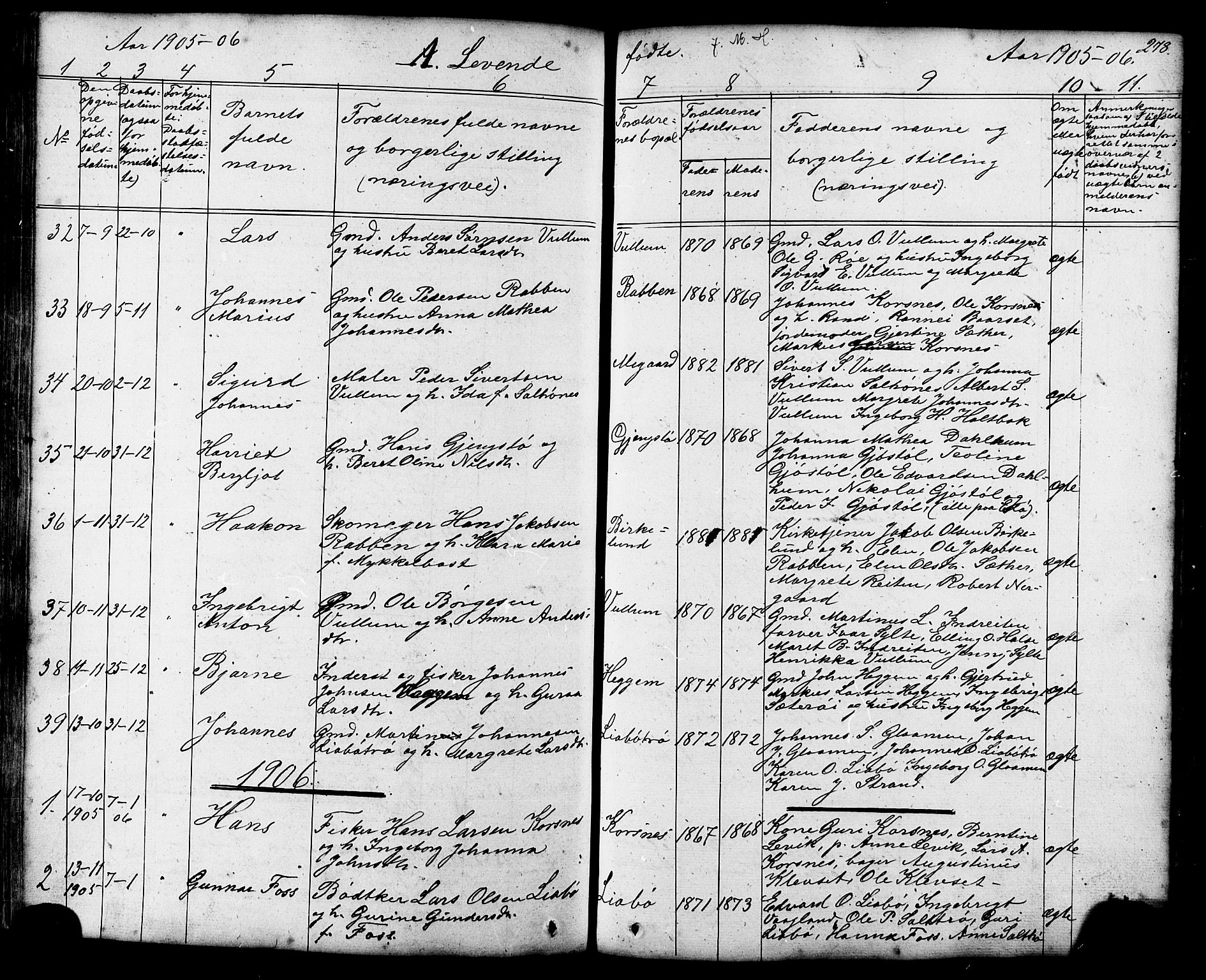 Ministerialprotokoller, klokkerbøker og fødselsregistre - Møre og Romsdal, AV/SAT-A-1454/576/L0890: Parish register (copy) no. 576C01, 1837-1908, p. 278