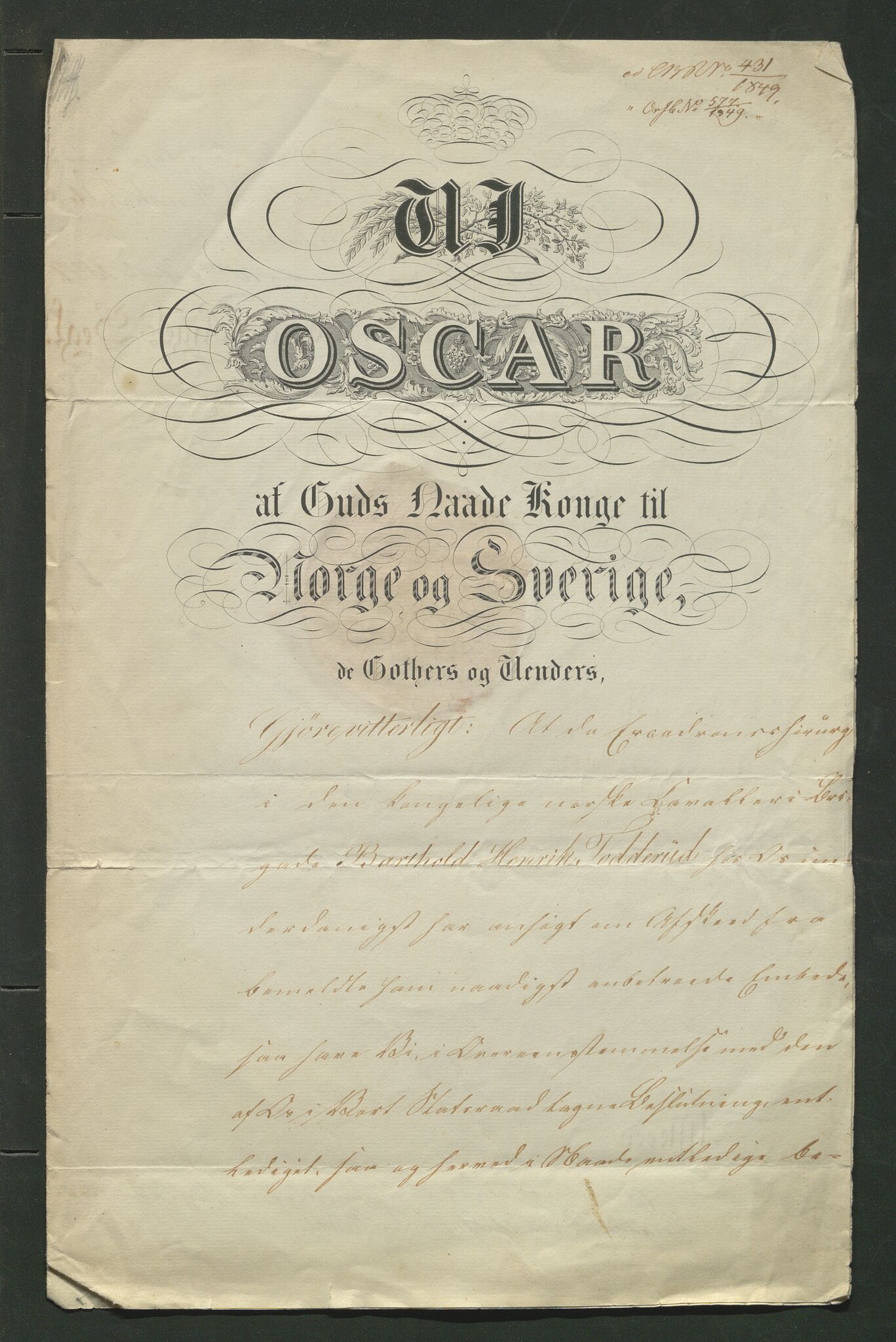 Åker i Vang, Hedmark, og familien Todderud, AV/SAH-ARK-010/H/Ha/L0001: Personlige dokumenter, 1724-1933, p. 102