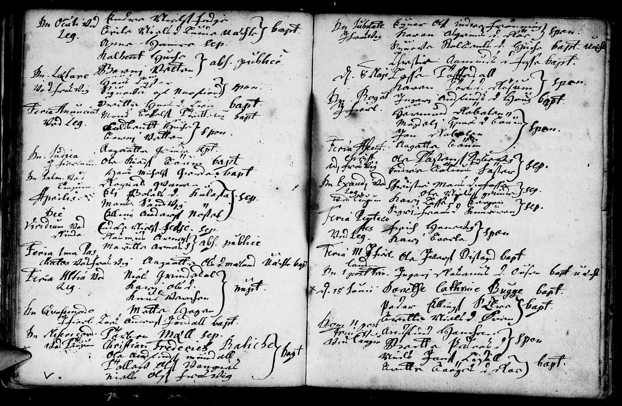 Leikanger sokneprestembete, SAB/A-81001: Parish register (official) no. A 1, 1690-1734, p. 22