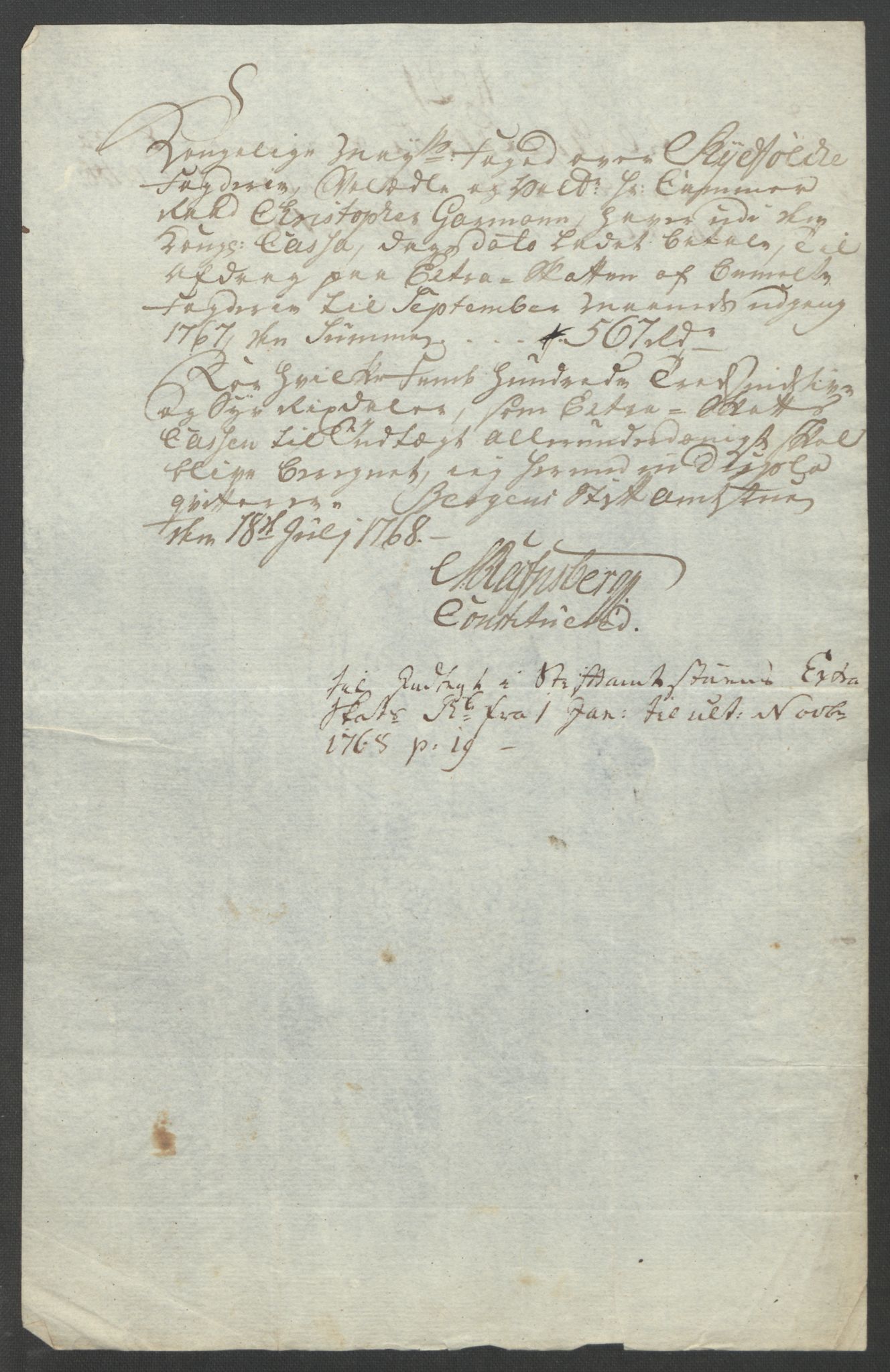 Rentekammeret inntil 1814, Reviderte regnskaper, Fogderegnskap, RA/EA-4092/R47/L2972: Ekstraskatten Ryfylke, 1762-1780, p. 159
