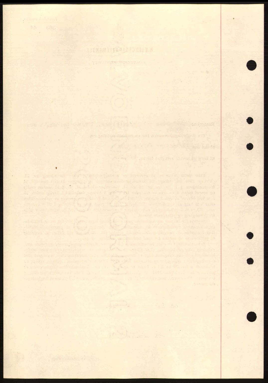 Nordre Sunnmøre sorenskriveri, AV/SAT-A-0006/1/2/2C/2Ca: Mortgage book no. B6-14 a, 1942-1945, Diary no: : 363/1944