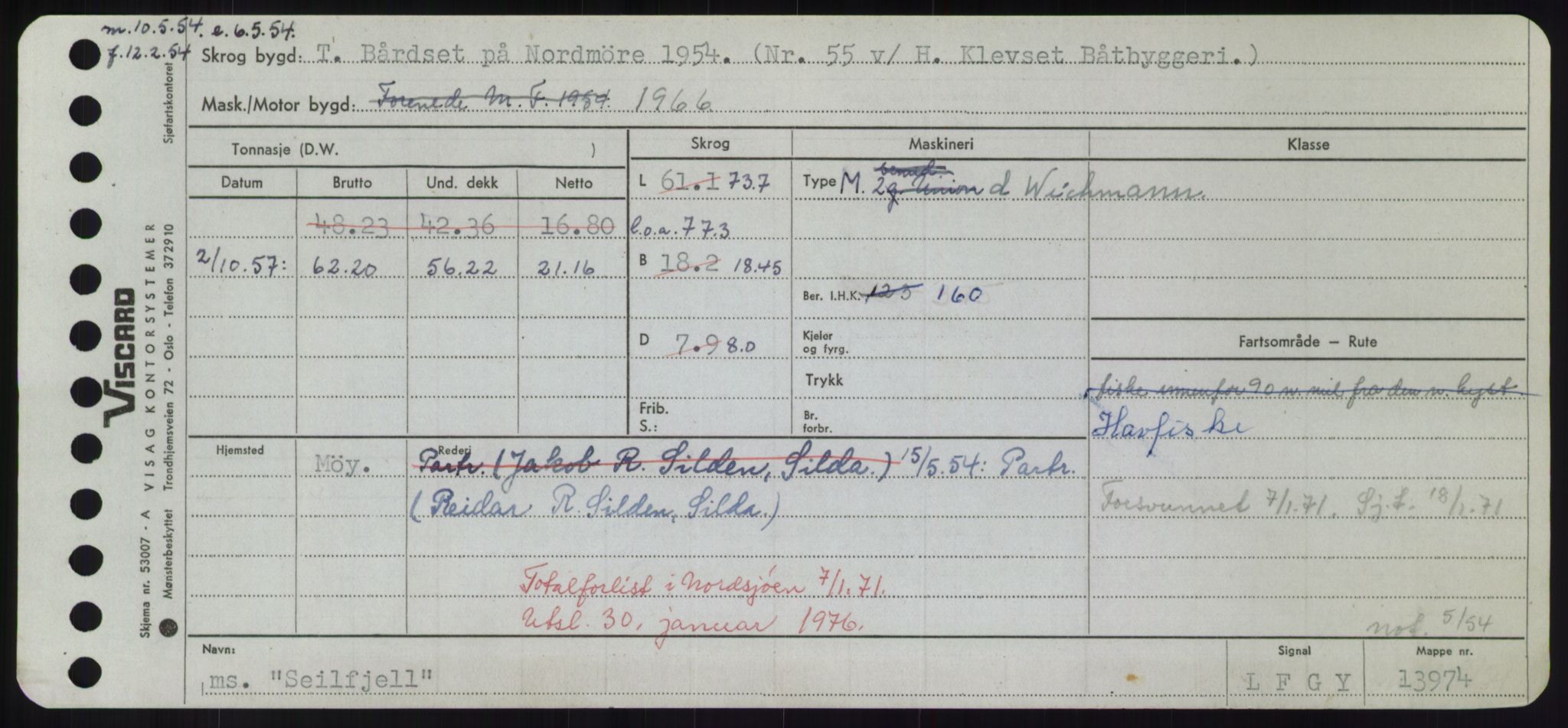 Sjøfartsdirektoratet med forløpere, Skipsmålingen, RA/S-1627/H/Hd/L0032: Fartøy, San-Seve, p. 399