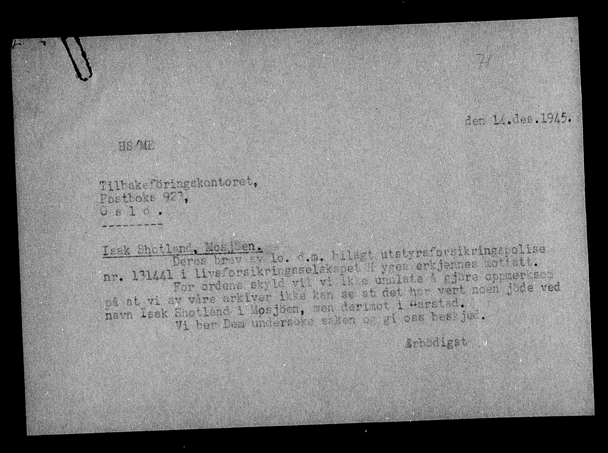 Justisdepartementet, Tilbakeføringskontoret for inndratte formuer, AV/RA-S-1564/H/Hc/Hcb/L0915: --, 1945-1947, p. 536