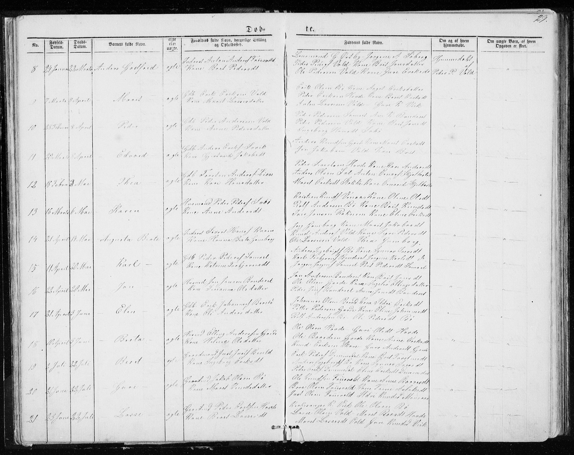 Ministerialprotokoller, klokkerbøker og fødselsregistre - Møre og Romsdal, AV/SAT-A-1454/543/L0564: Parish register (copy) no. 543C02, 1867-1915, p. 29