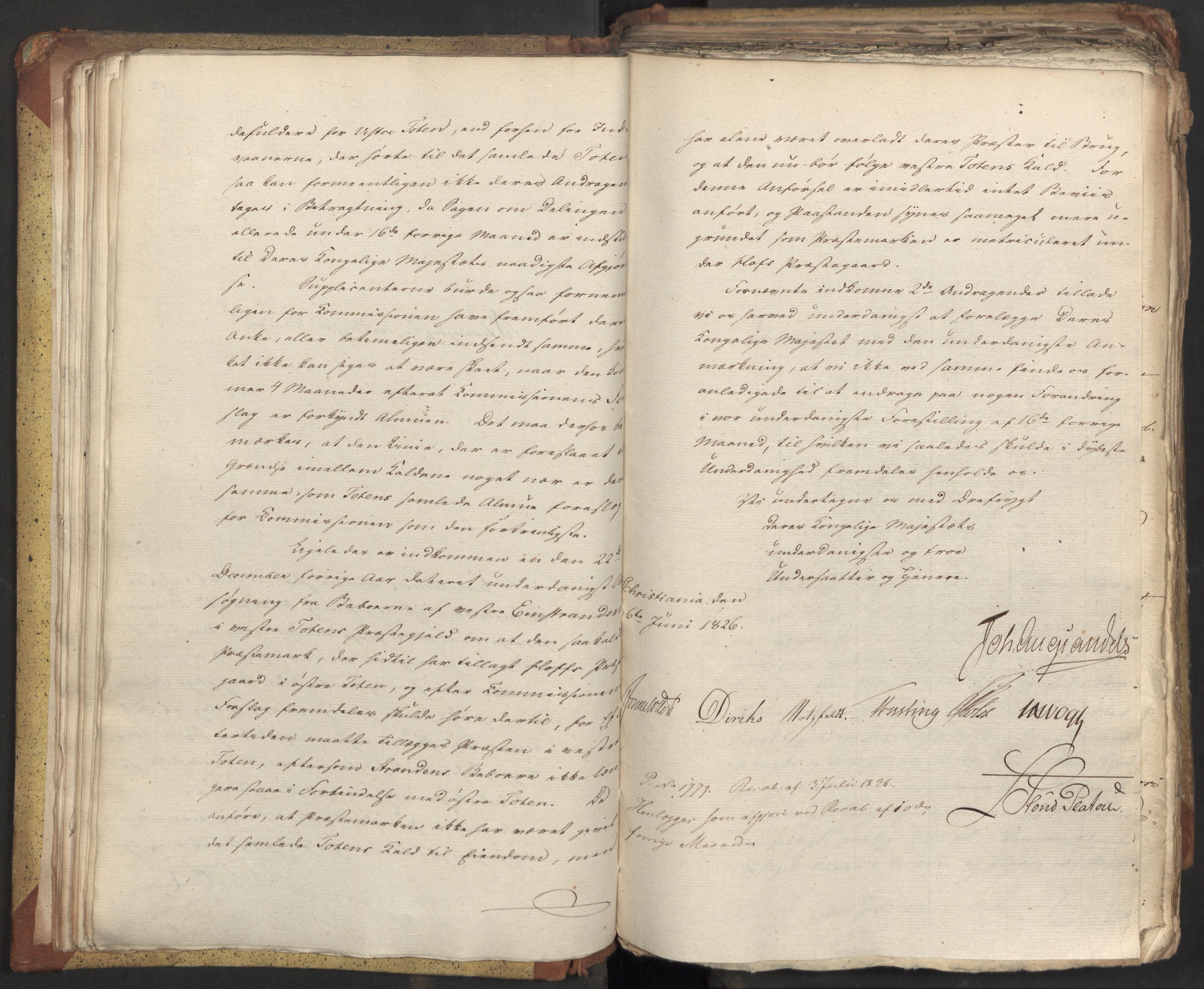 Statsrådsavdelingen i Stockholm, RA/S-1003/D/Da/L0047: Regjeringsinnstillinger nr. 3501-3659, 1826, p. 59