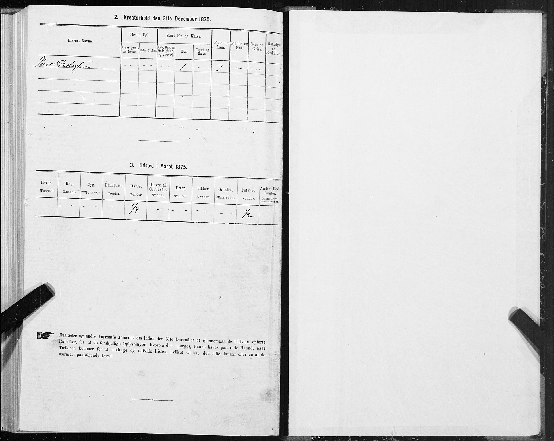 SAT, 1875 census for 1560P Tingvoll, 1875