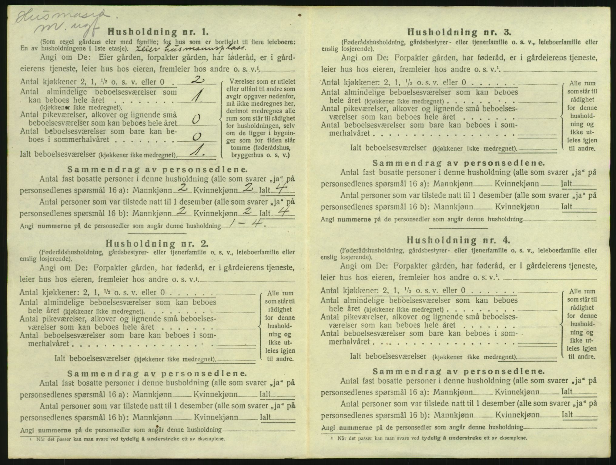 SAH, 1920 census for Øyer, 1920, p. 40