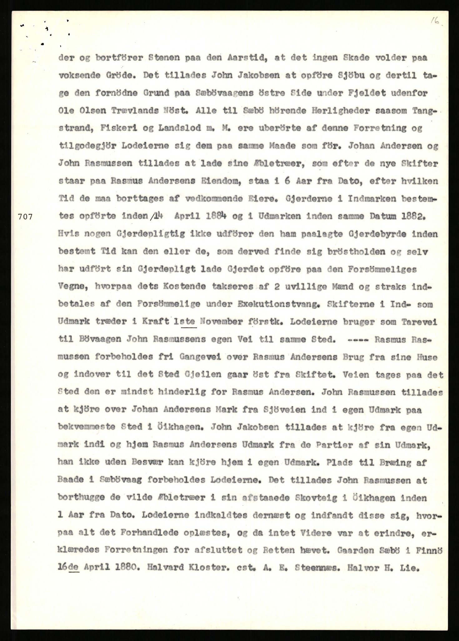 Statsarkivet i Stavanger, AV/SAST-A-101971/03/Y/Yj/L0083: Avskrifter sortert etter gårdsnavn: Svihus - Sævik, 1750-1930, p. 280