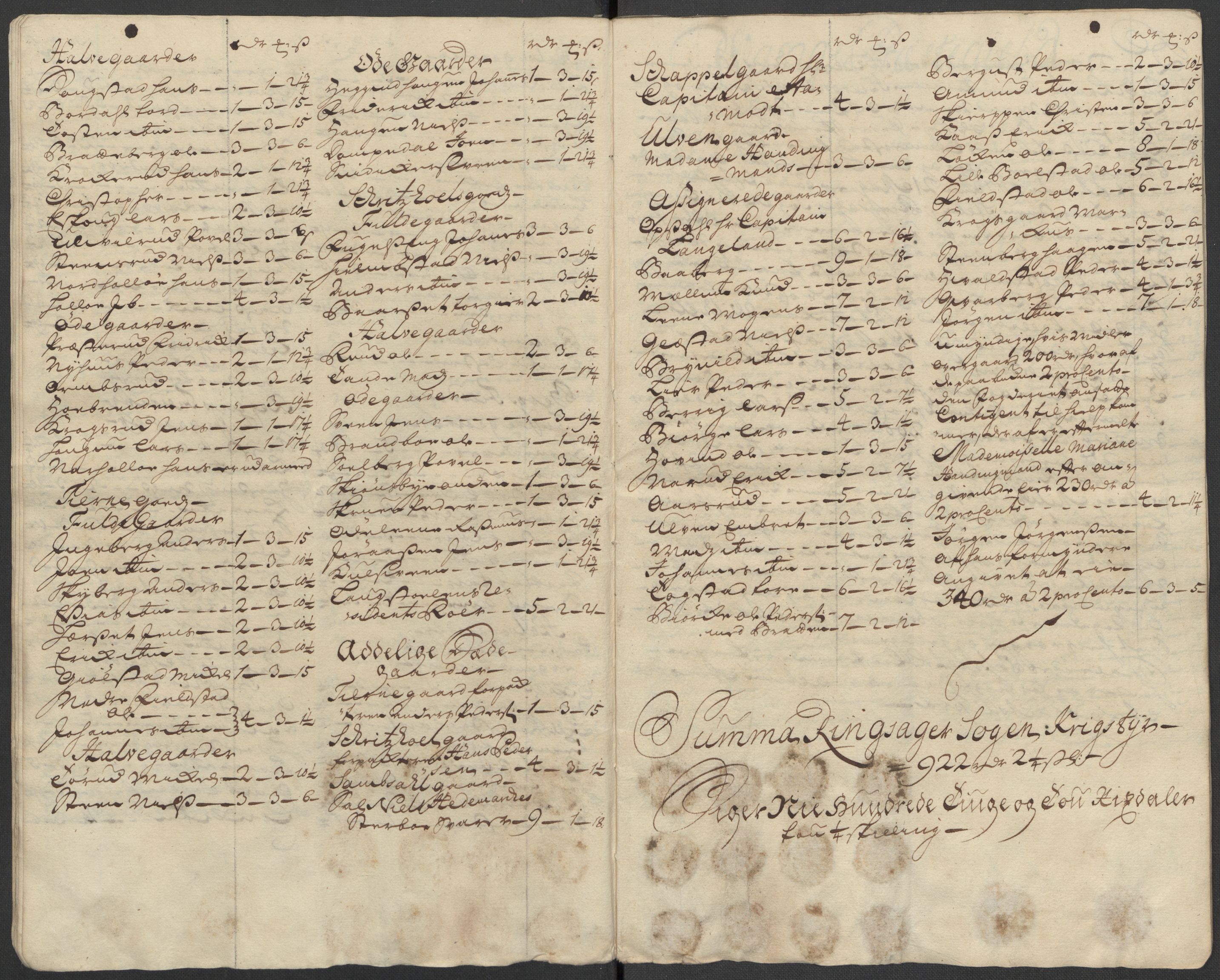Rentekammeret inntil 1814, Reviderte regnskaper, Fogderegnskap, RA/EA-4092/R16/L1056: Fogderegnskap Hedmark, 1717, p. 168
