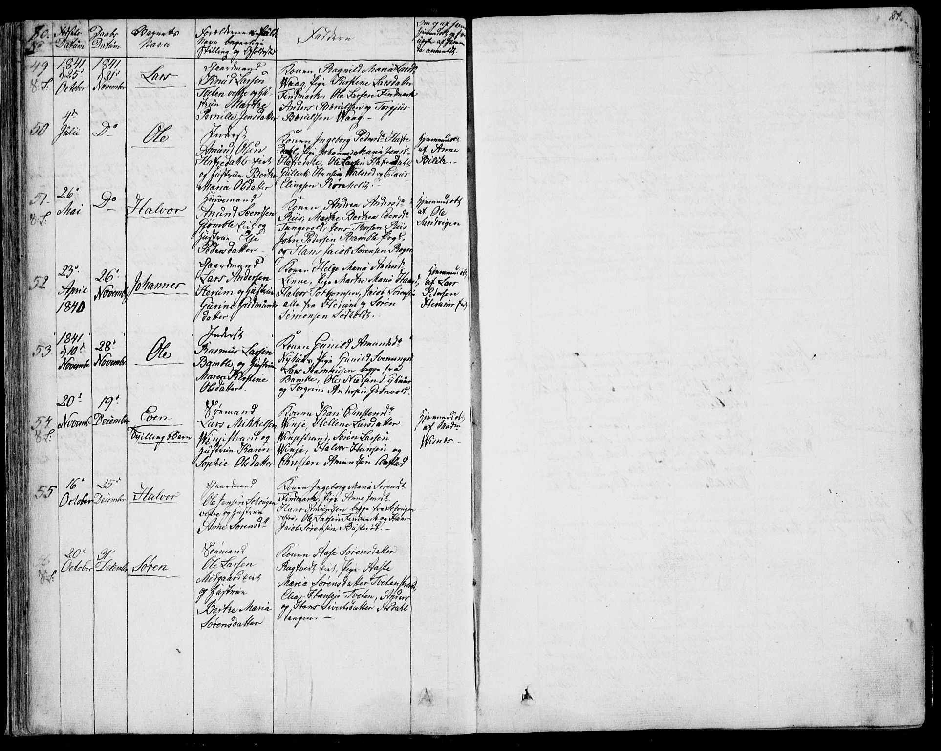 Bamble kirkebøker, AV/SAKO-A-253/F/Fa/L0004: Parish register (official) no. I 4, 1834-1853, p. 80-81