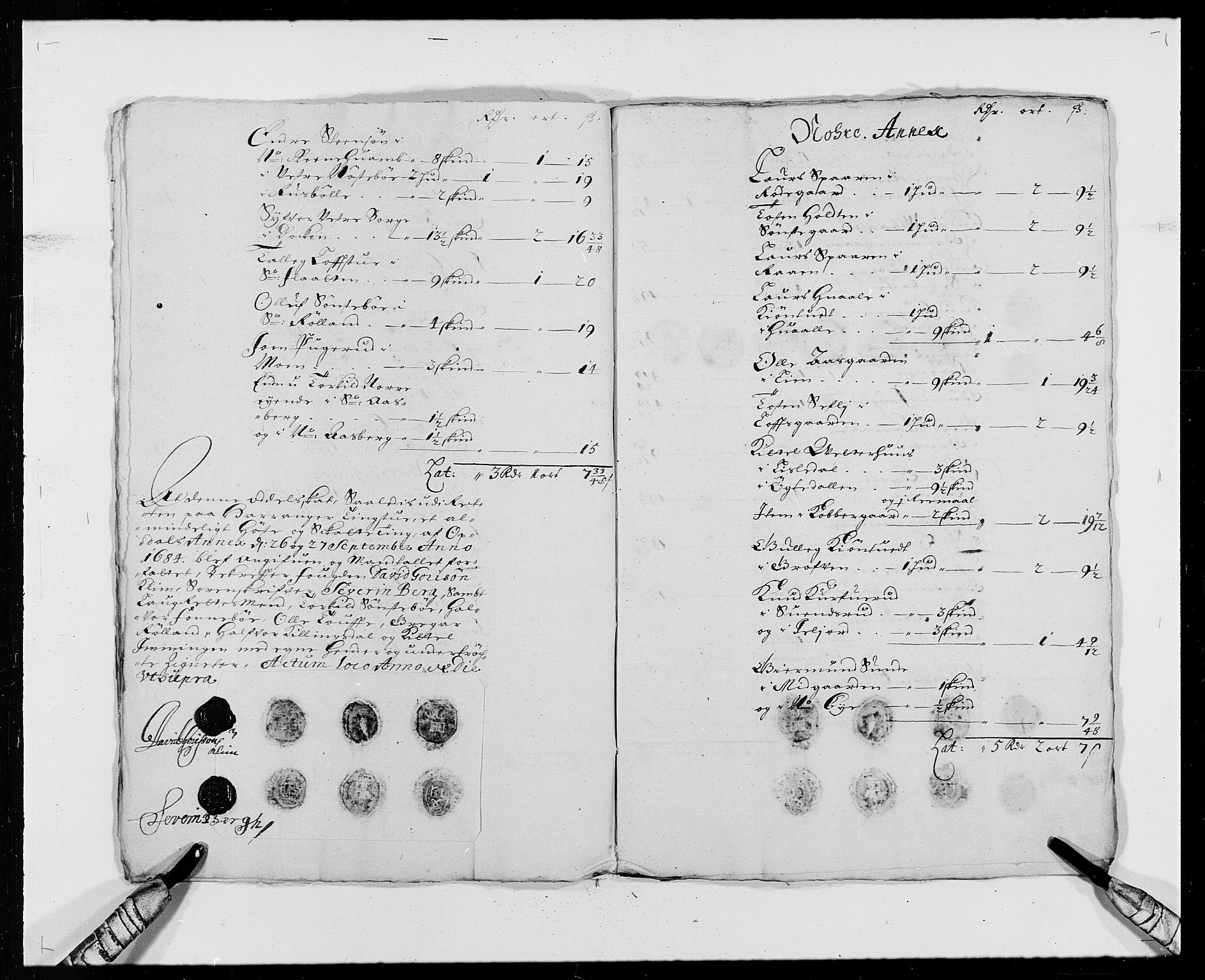 Rentekammeret inntil 1814, Reviderte regnskaper, Fogderegnskap, AV/RA-EA-4092/R24/L1571: Fogderegnskap Numedal og Sandsvær, 1679-1686, p. 194