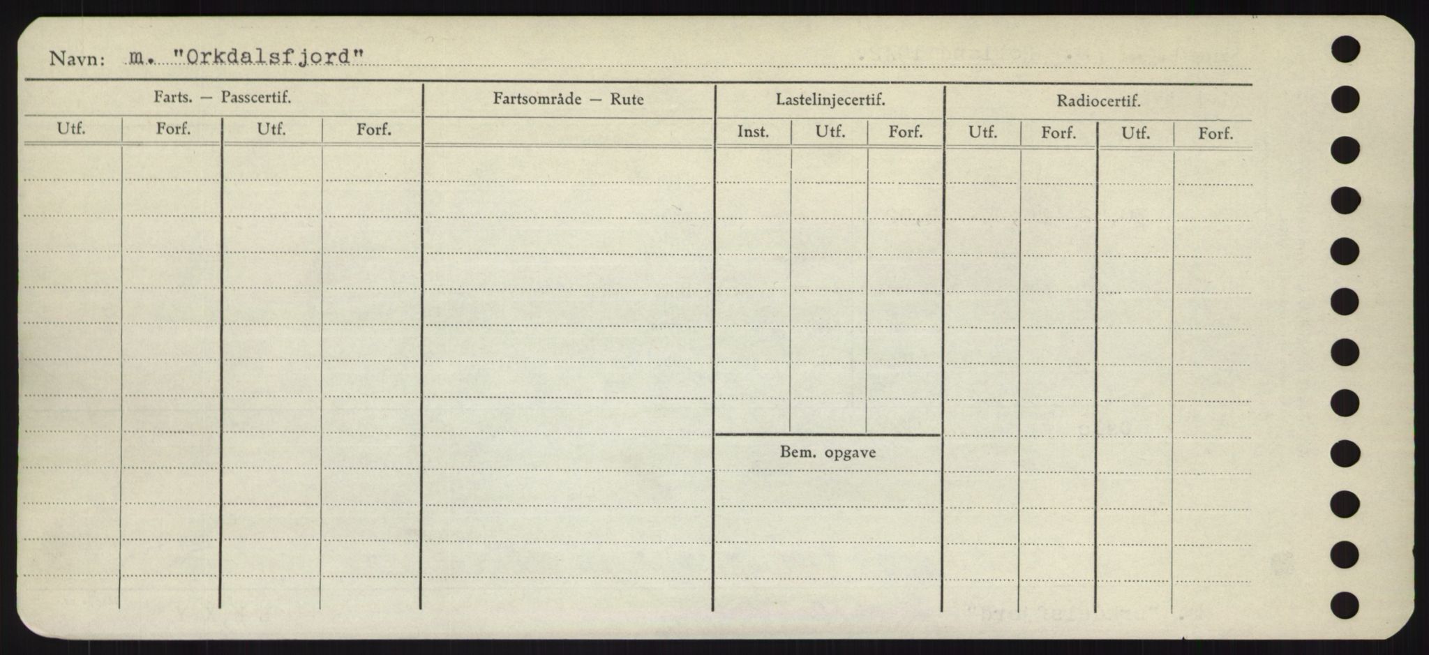 Sjøfartsdirektoratet med forløpere, Skipsmålingen, RA/S-1627/H/Hd/L0028: Fartøy, O, p. 346