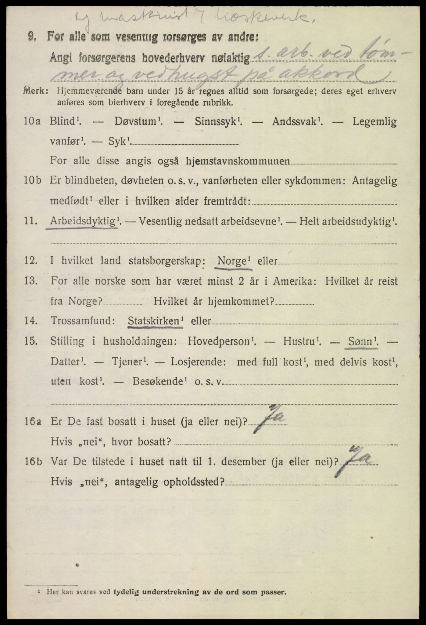 SAH, 1920 census for Østre Toten, 1920, p. 22047