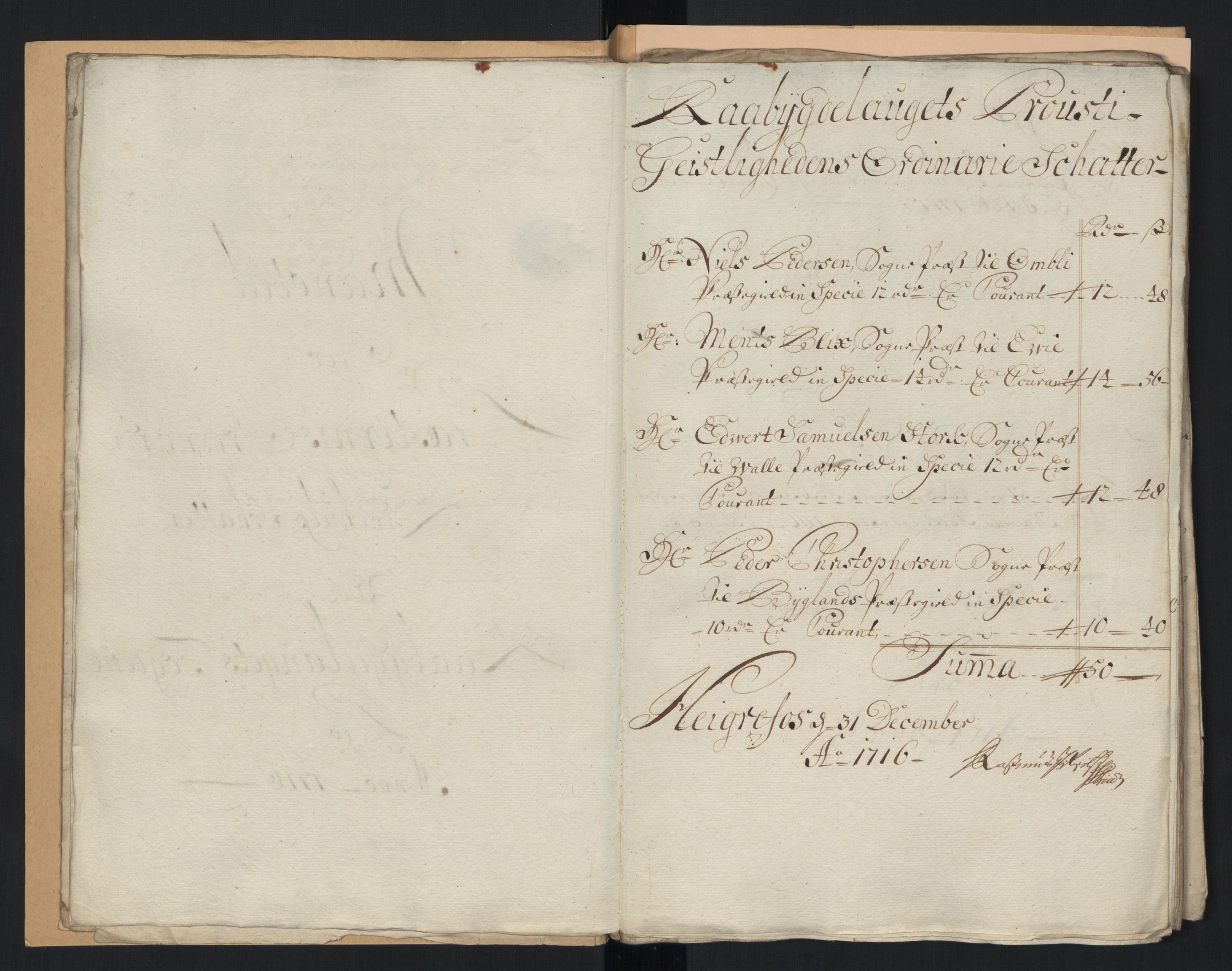 Rentekammeret inntil 1814, Reviderte regnskaper, Fogderegnskap, RA/EA-4092/R40/L2452: Fogderegnskap Råbyggelag, 1716-1717, p. 18