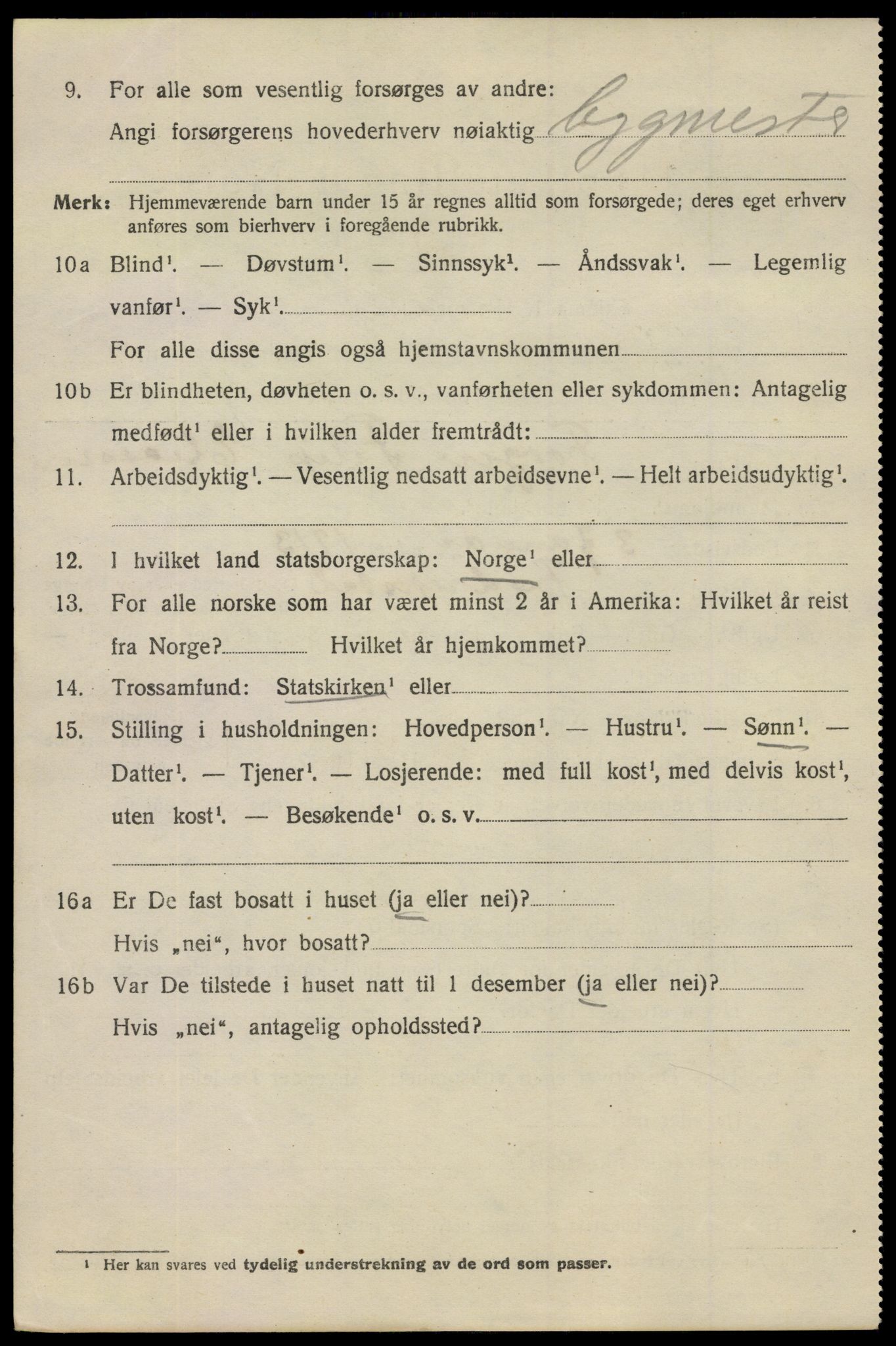 SAO, 1920 census for Fredrikstad, 1920, p. 18538