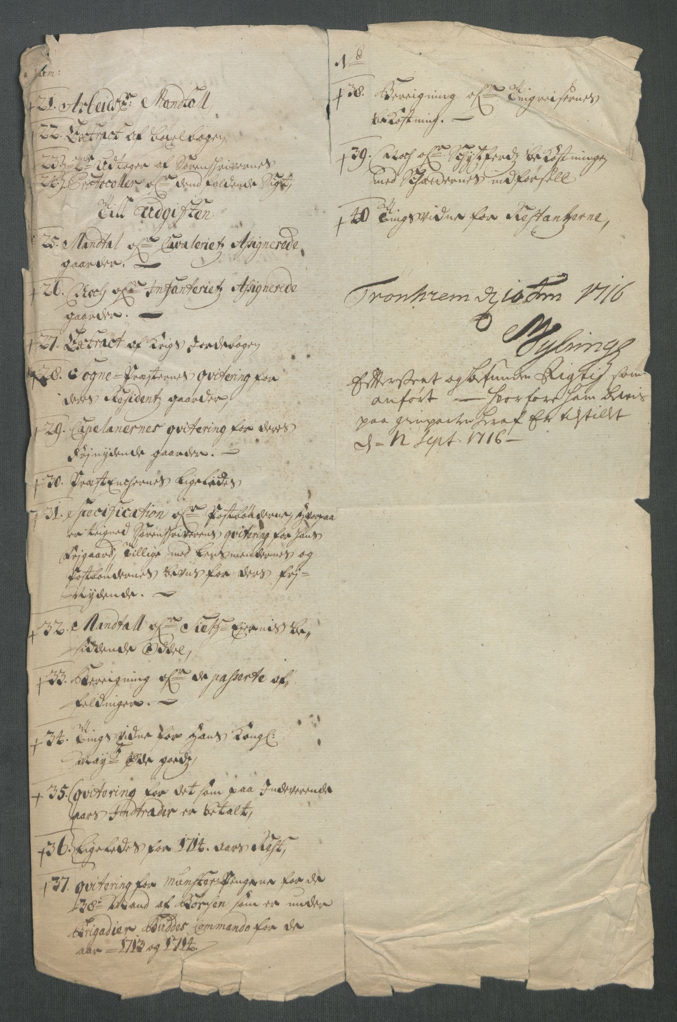 Rentekammeret inntil 1814, Reviderte regnskaper, Fogderegnskap, AV/RA-EA-4092/R61/L4115: Fogderegnskap Strinda og Selbu, 1715-1716, p. 13