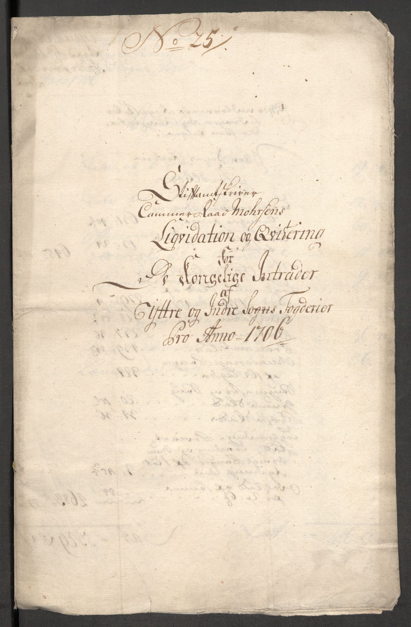 Rentekammeret inntil 1814, Reviderte regnskaper, Fogderegnskap, RA/EA-4092/R52/L3314: Fogderegnskap Sogn, 1705-1707, p. 230