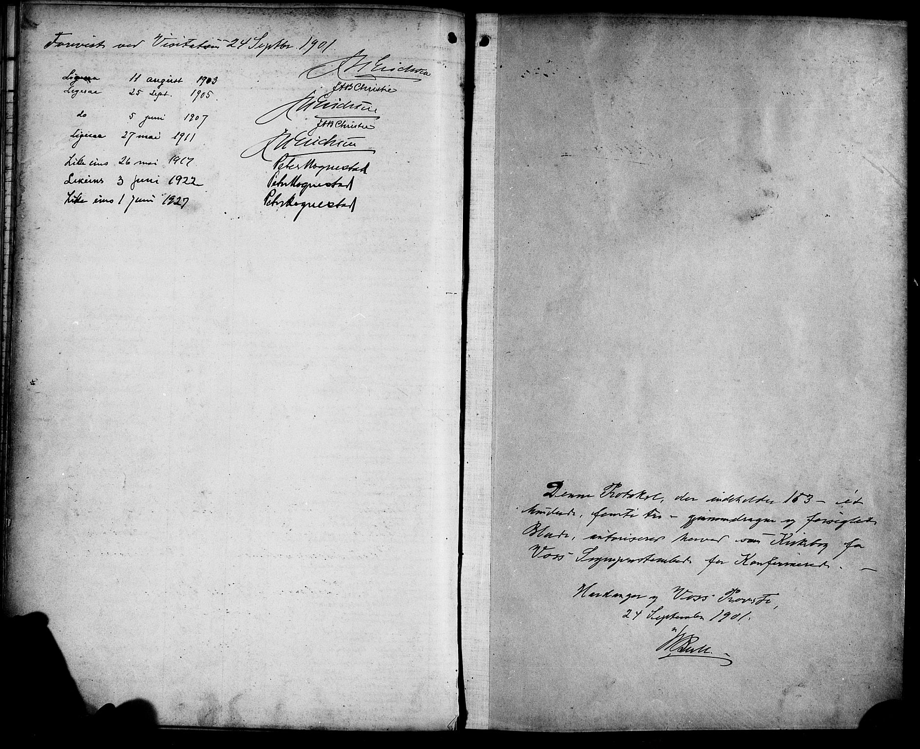 Voss sokneprestembete, SAB/A-79001/H/Haa: Parish register (official) no. B 2, 1899-1922
