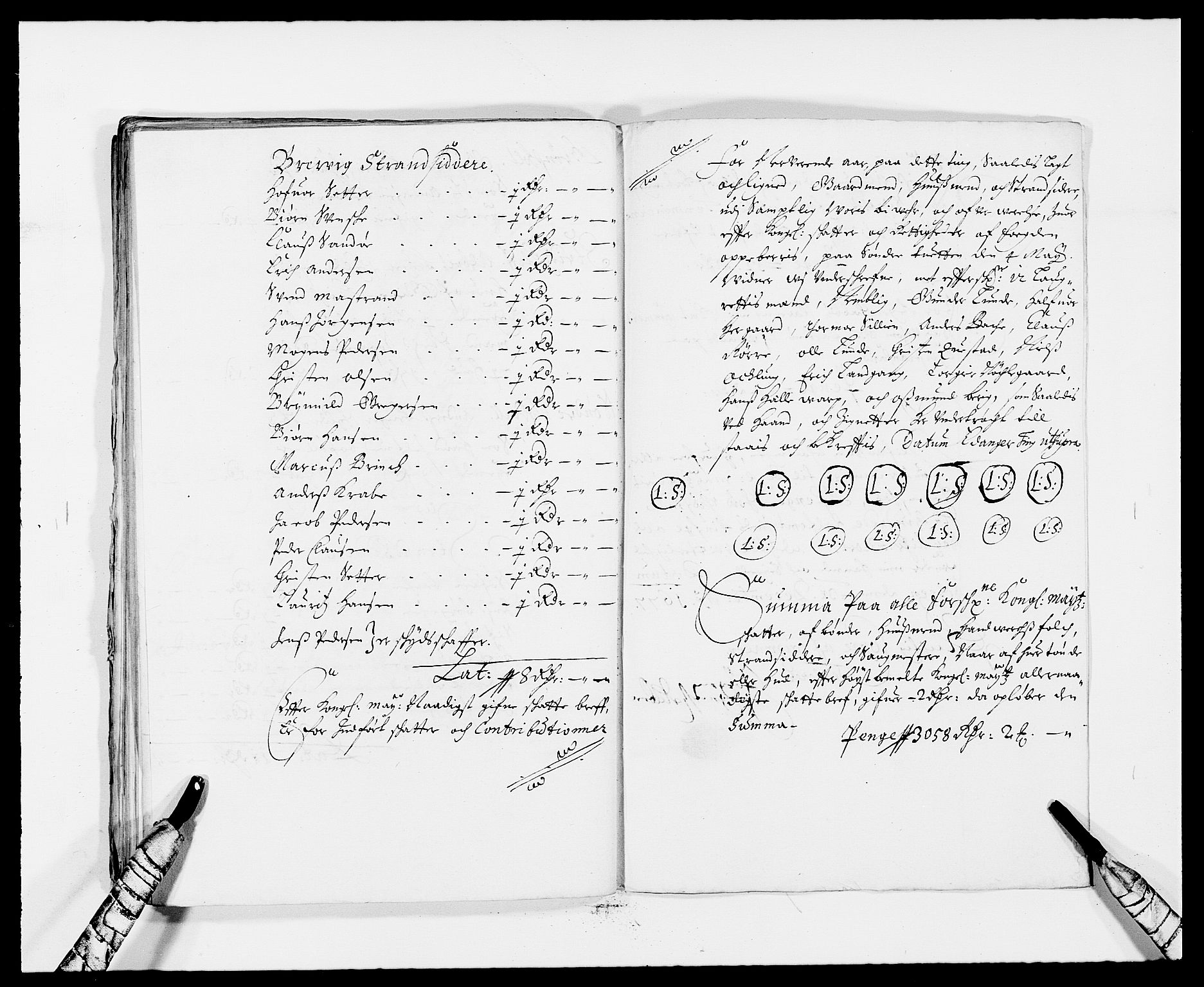 Rentekammeret inntil 1814, Reviderte regnskaper, Fogderegnskap, RA/EA-4092/R34/L2043: Fogderegnskap Bamble, 1676-1677, p. 283