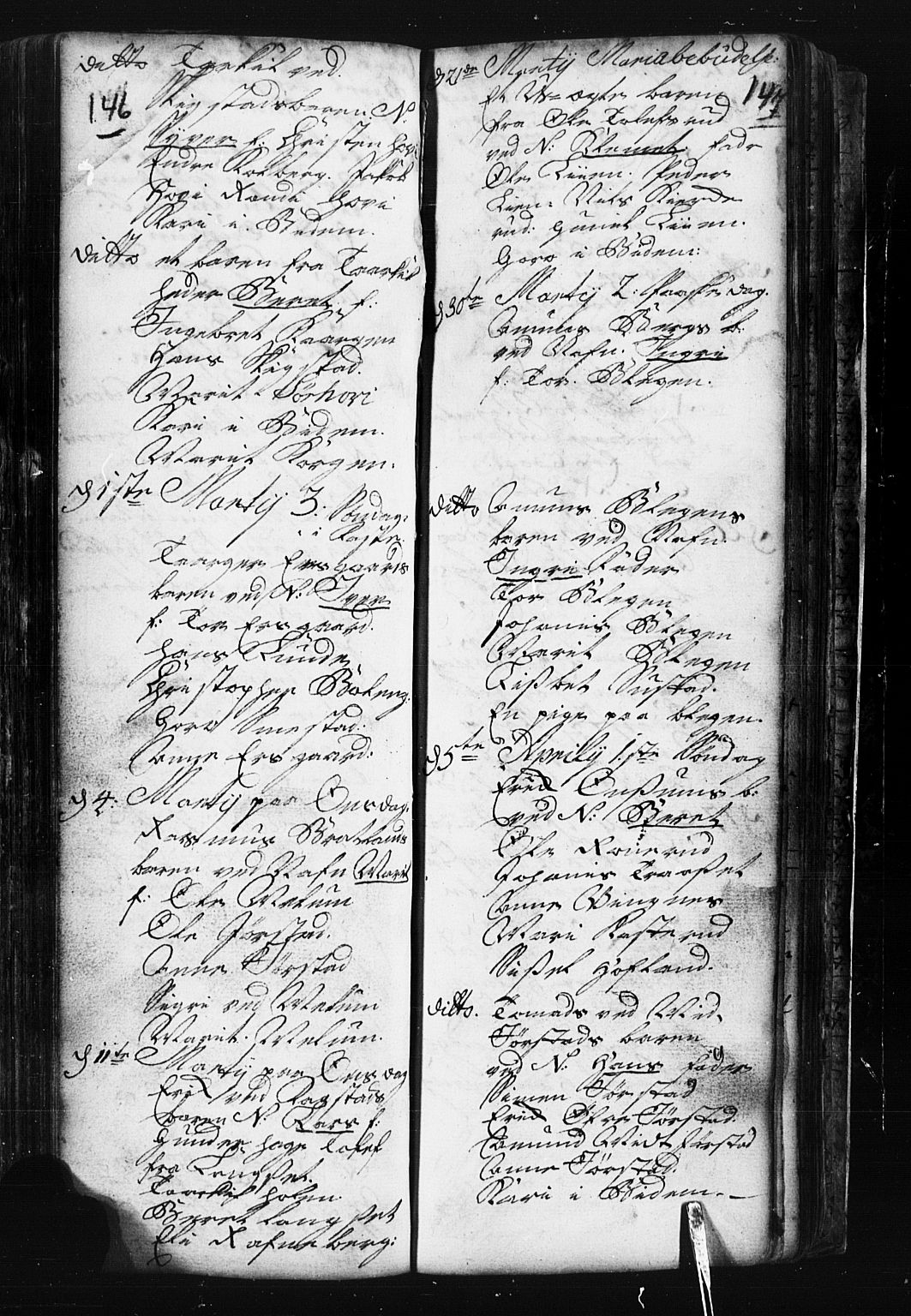 Fåberg prestekontor, AV/SAH-PREST-086/H/Ha/Hab/L0001: Parish register (copy) no. 1, 1727-1767, p. 146-147