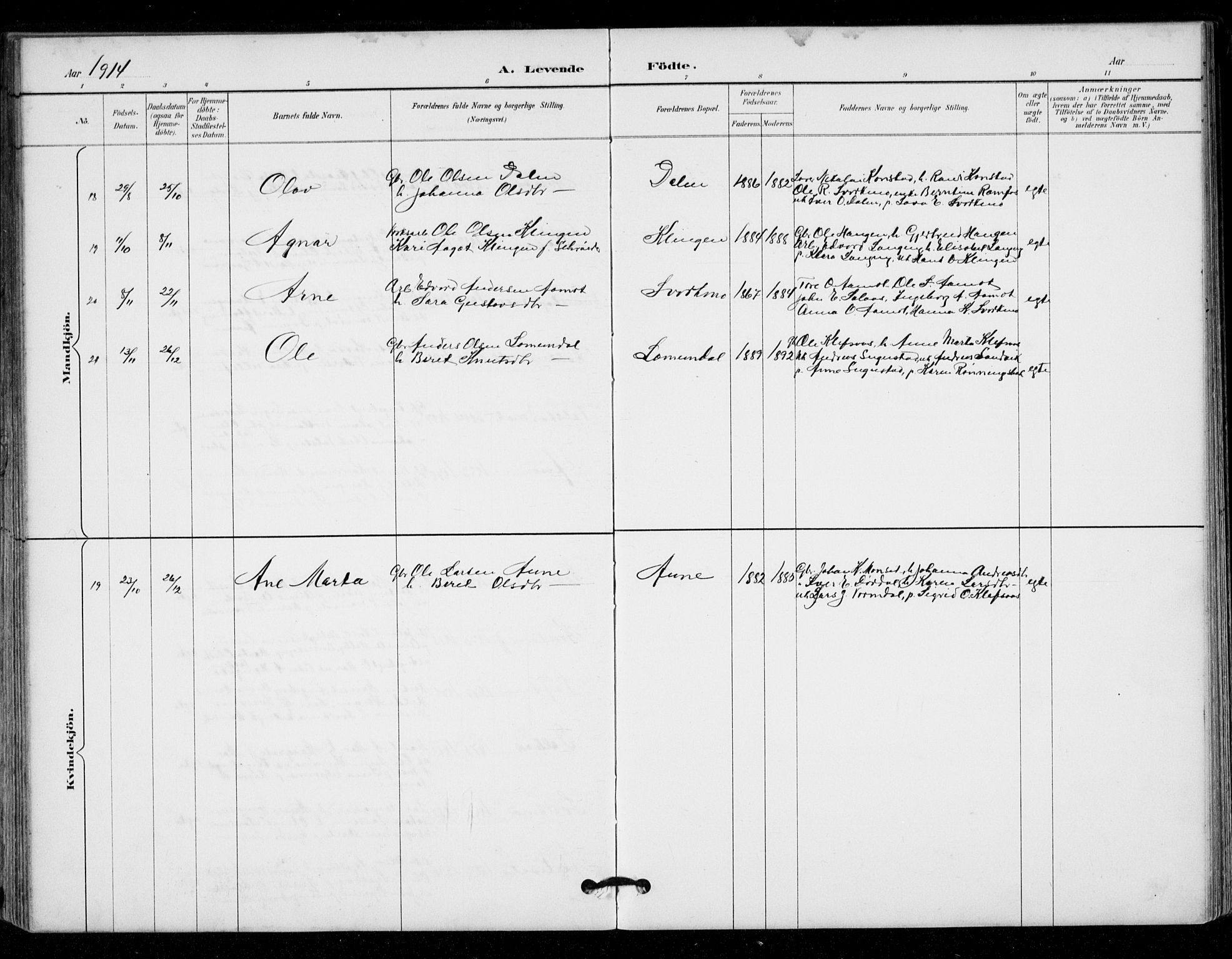 Ministerialprotokoller, klokkerbøker og fødselsregistre - Sør-Trøndelag, SAT/A-1456/671/L0841: Parish register (official) no. 671A03, 1893-1915