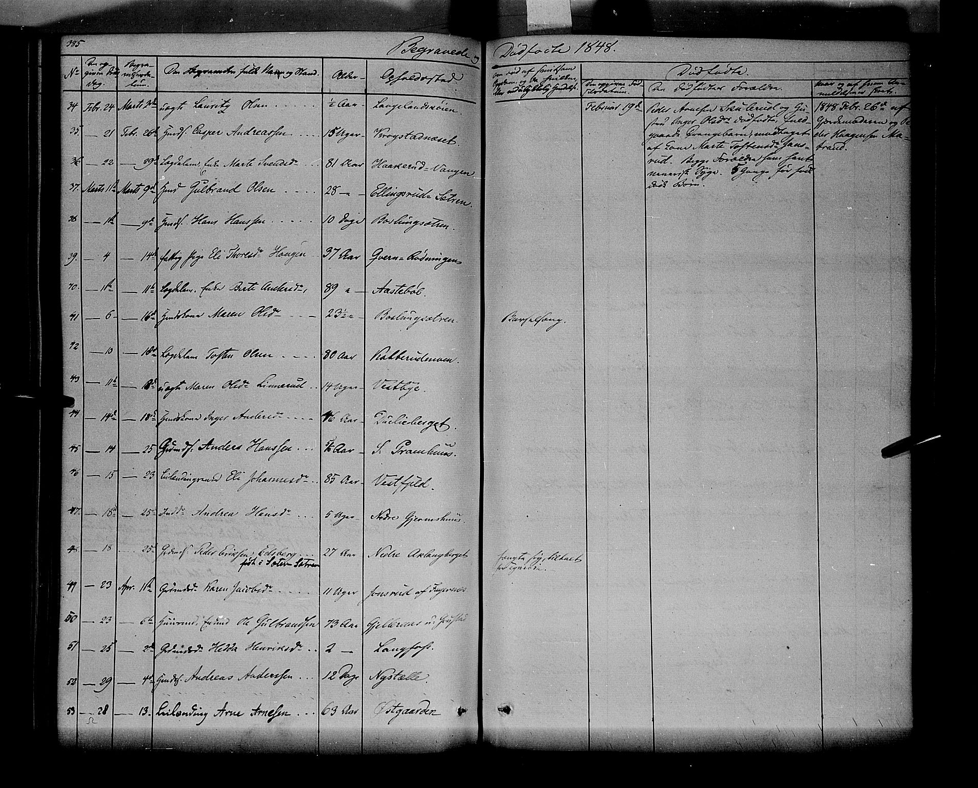 Vinger prestekontor, AV/SAH-PREST-024/H/Ha/Haa/L0009: Parish register (official) no. 9, 1847-1855, p. 385