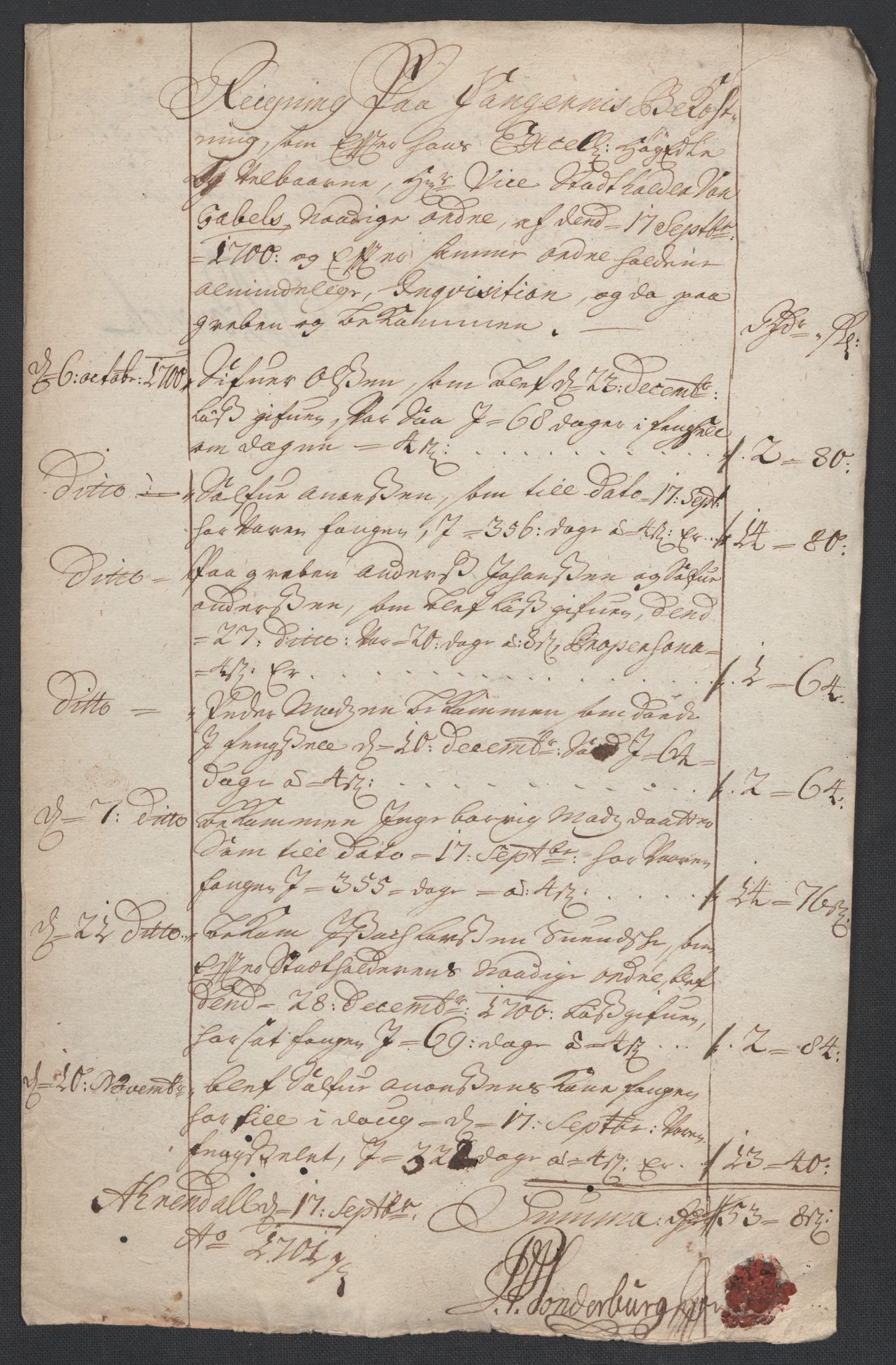 Rentekammeret inntil 1814, Reviderte regnskaper, Fogderegnskap, AV/RA-EA-4092/R39/L2315: Fogderegnskap Nedenes, 1700-1701, p. 155