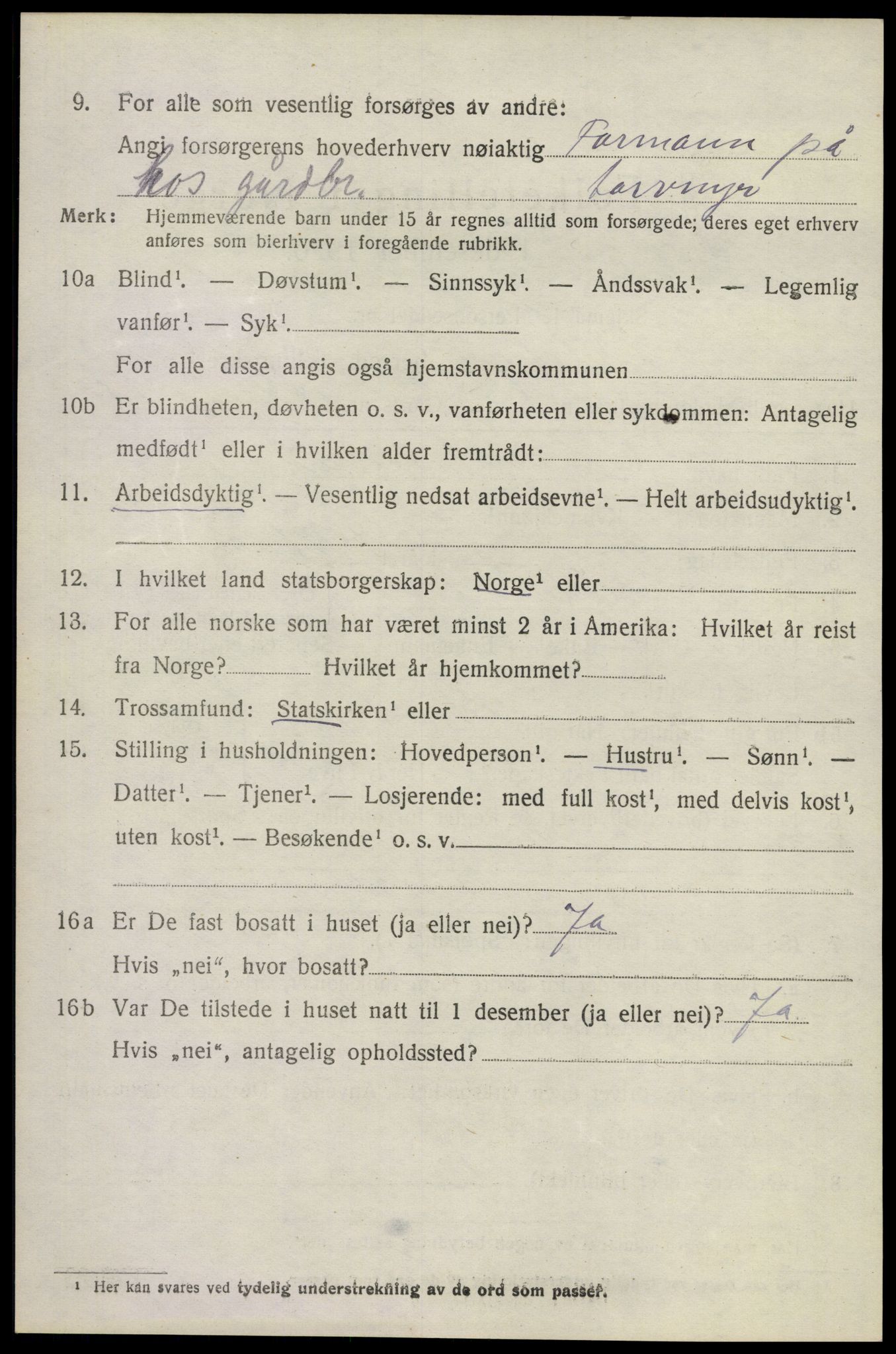 SAKO, 1920 census for Modum, 1920, p. 26212