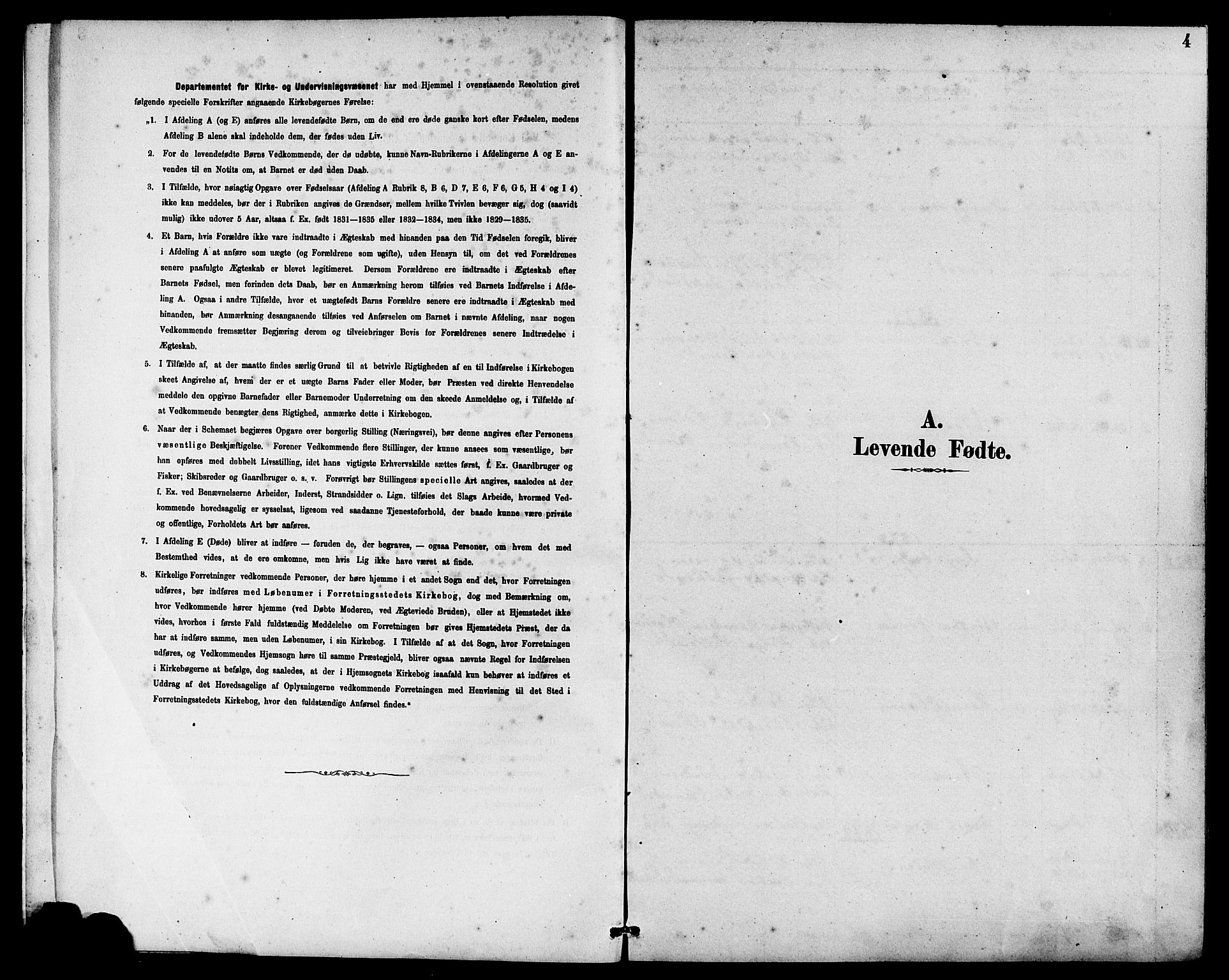 Rennesøy sokneprestkontor, SAST/A -101827/H/Ha/Haa/L0009: Parish register (official) no. A 9, 1878-1890, p. 4