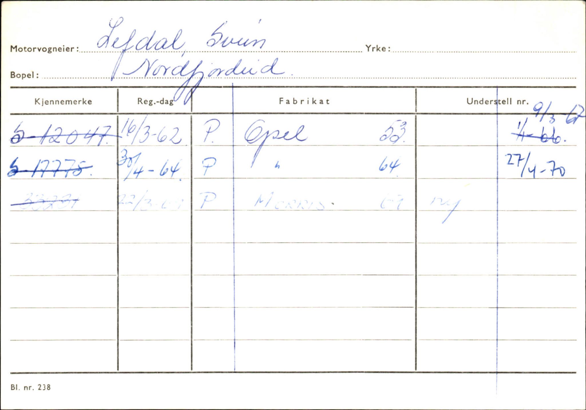 Statens vegvesen, Sogn og Fjordane vegkontor, AV/SAB-A-5301/4/F/L0129: Eigarregistrer Eid A-S, 1945-1975, p. 1371