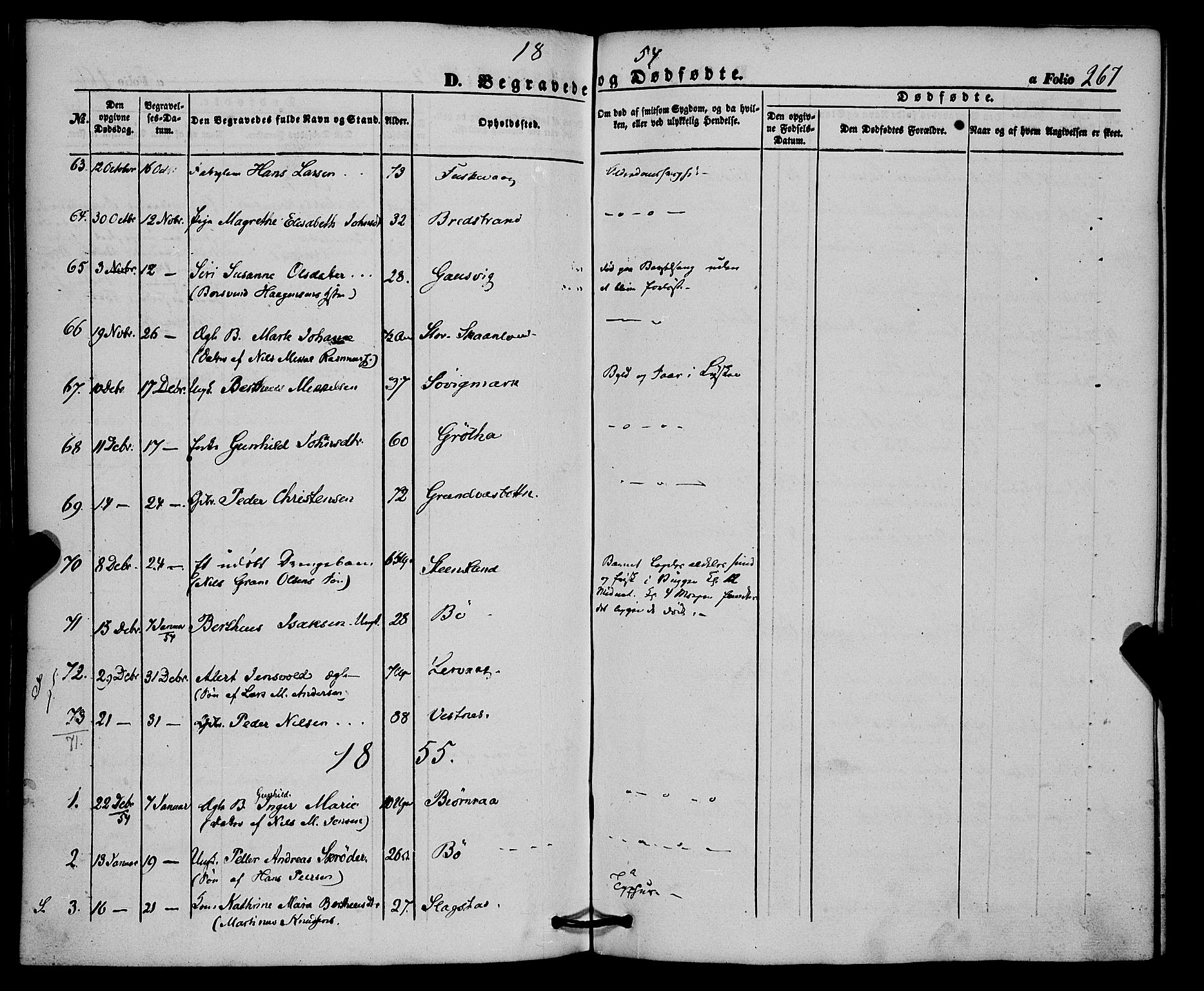 Trondenes sokneprestkontor, SATØ/S-1319/H/Ha/L0011kirke: Parish register (official) no. 11, 1853-1862, p. 267