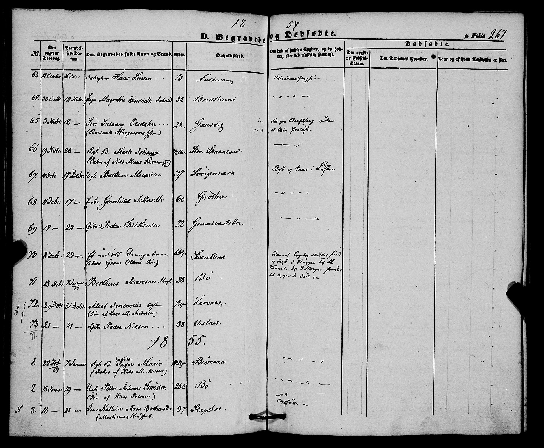 Trondenes sokneprestkontor, AV/SATØ-S-1319/H/Ha/L0011kirke: Parish register (official) no. 11, 1853-1862, p. 267