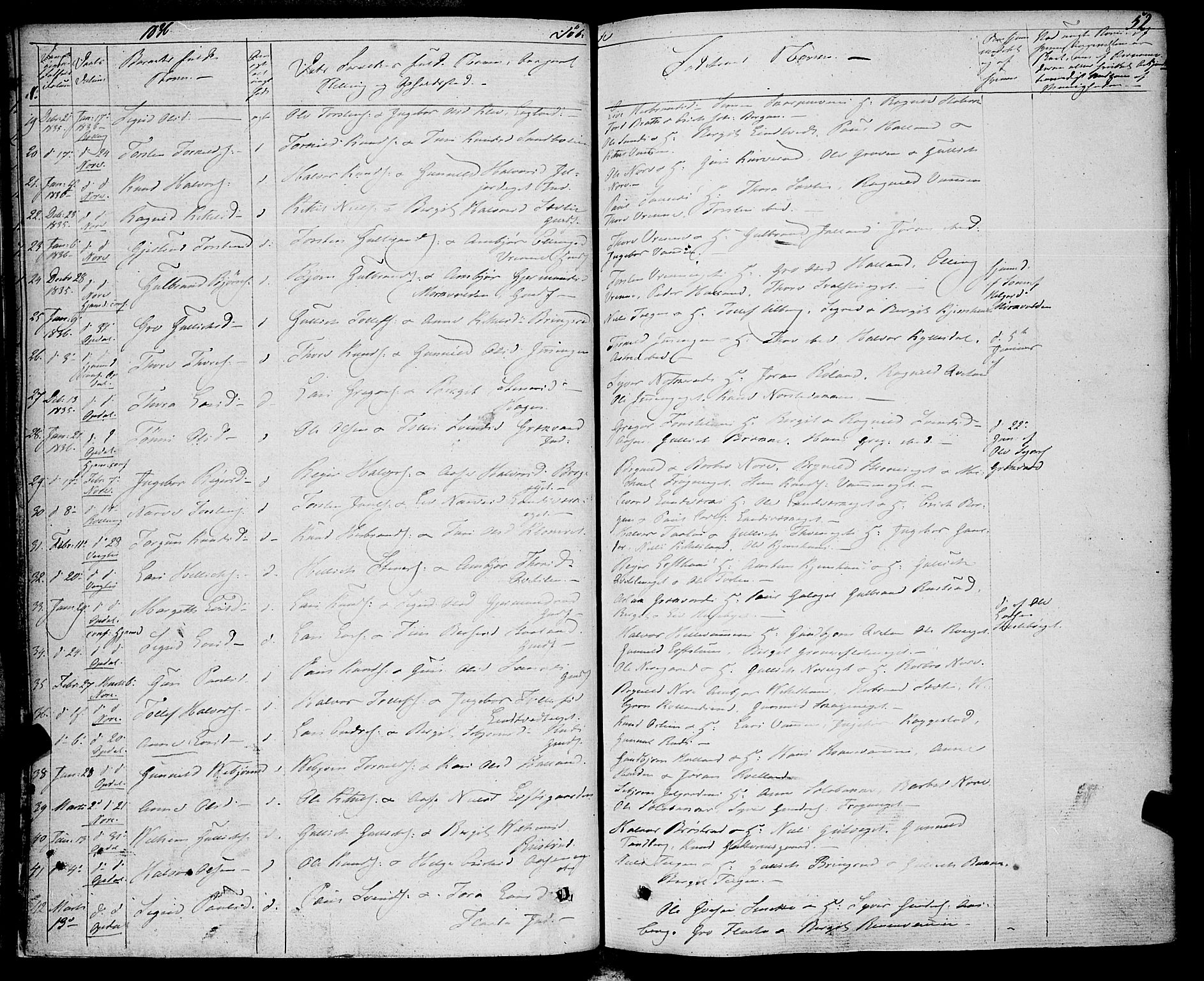 Rollag kirkebøker, SAKO/A-240/F/Fa/L0007: Parish register (official) no. I 7, 1828-1847, p. 52
