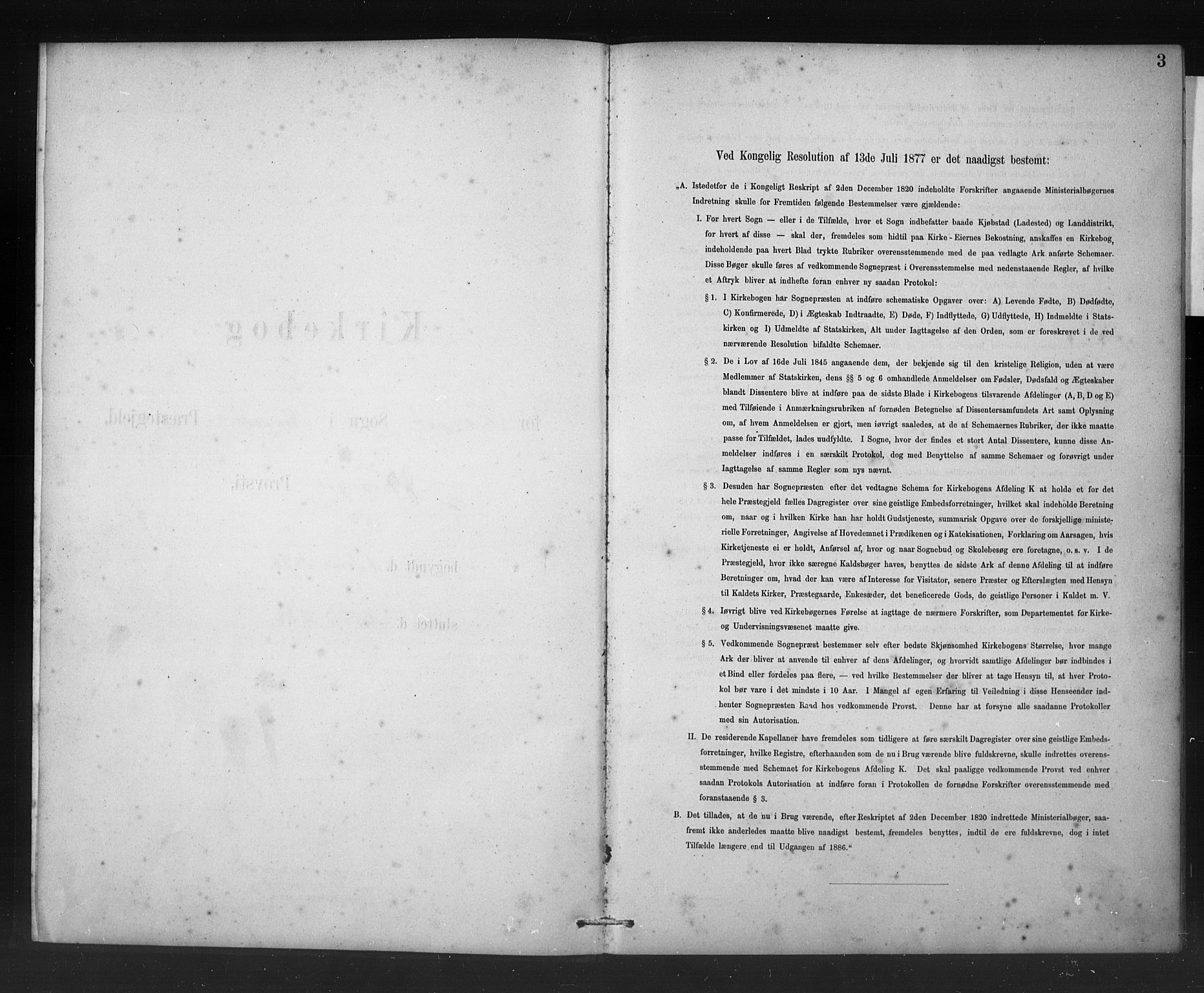 Rennesøy sokneprestkontor, SAST/A -101827/H/Ha/Haa/L0011: Parish register (official) no. A 11, 1878-1887, p. 3