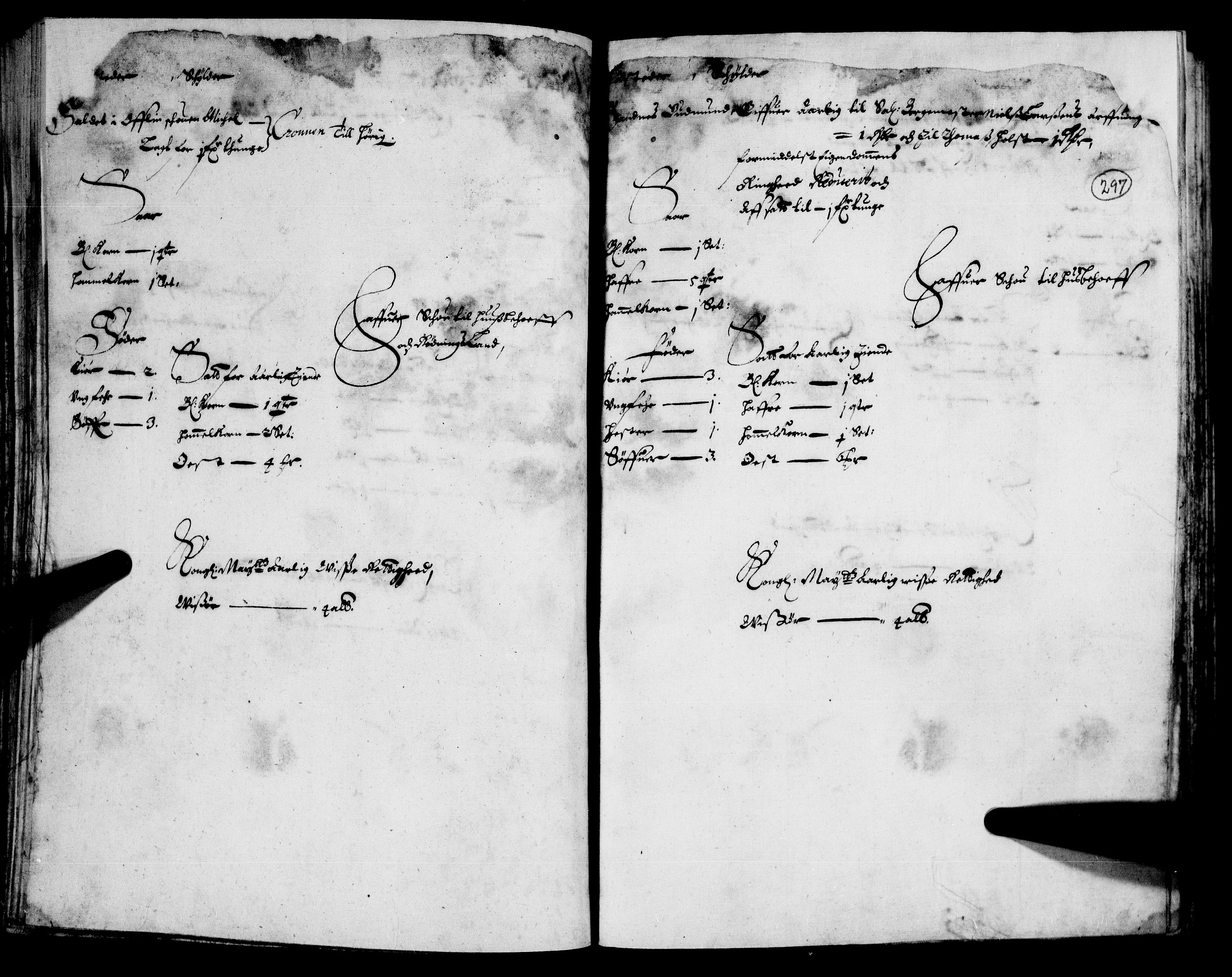 Rentekammeret inntil 1814, Realistisk ordnet avdeling, AV/RA-EA-4070/N/Nb/Nba/L0008: Nedre Romerike fogderi, 2. del, 1666, p. 296b-297a