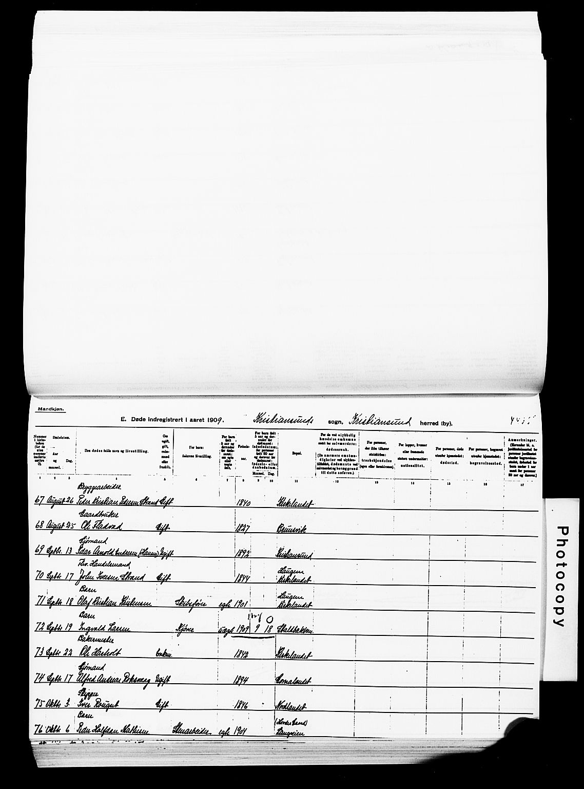 Ministerialprotokoller, klokkerbøker og fødselsregistre - Møre og Romsdal, SAT/A-1454/572/L0860: Parish register (official) no. 572D04, 1903-1916