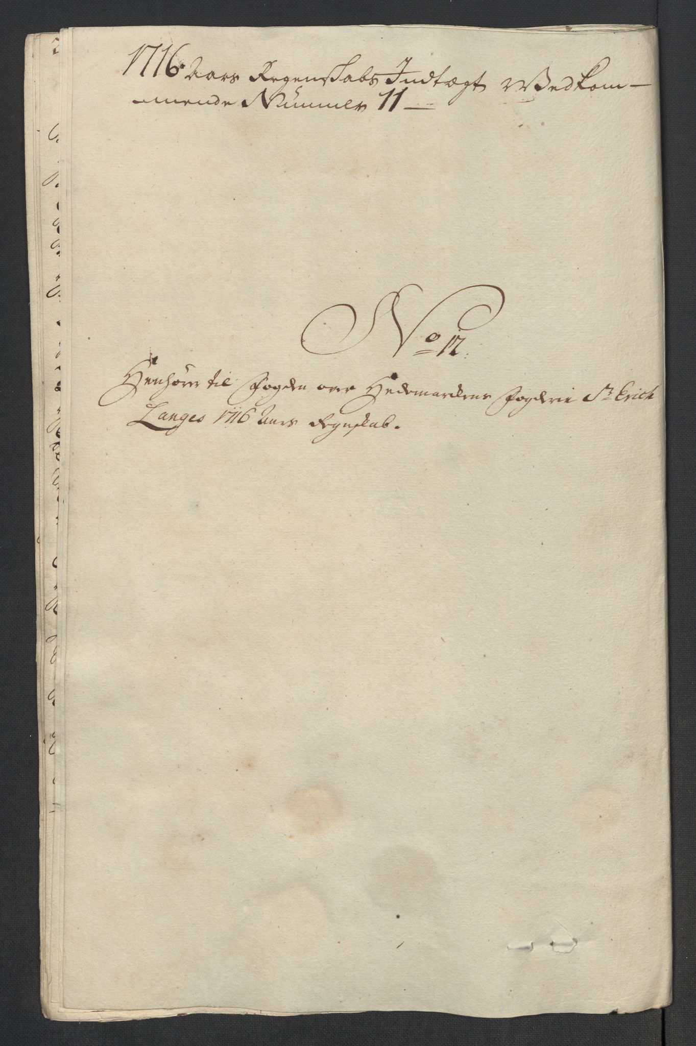 Rentekammeret inntil 1814, Reviderte regnskaper, Fogderegnskap, RA/EA-4092/R16/L1055: Fogderegnskap Hedmark, 1716, p. 264