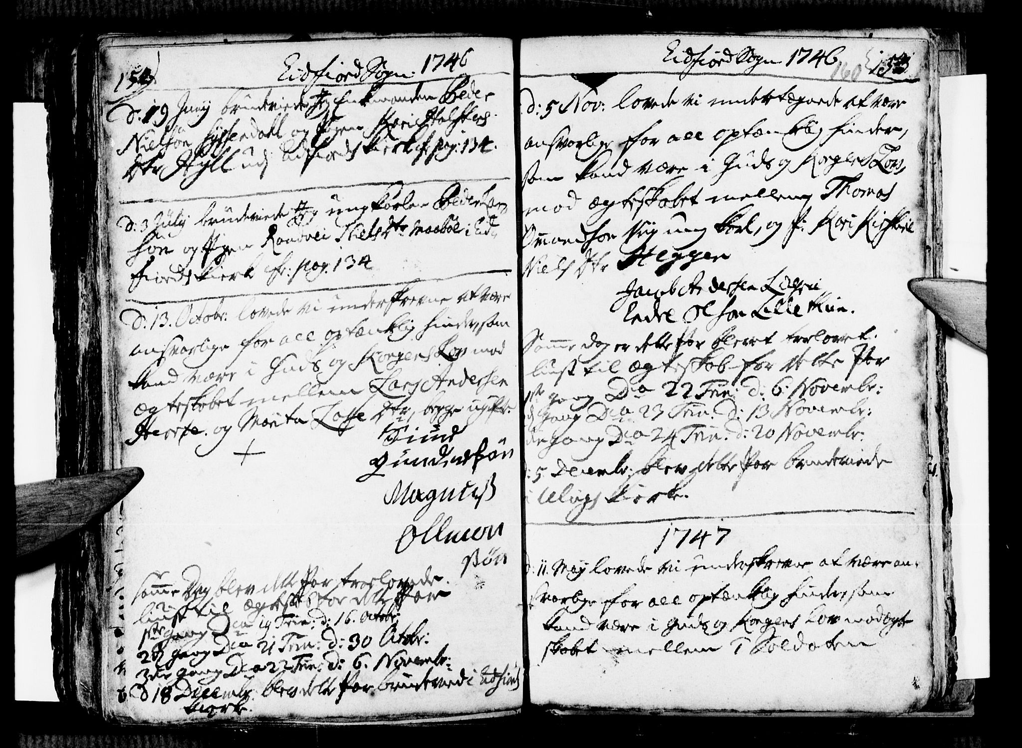 Ulvik sokneprestembete, SAB/A-78801/H/Haa: Parish register (official) no. A 9, 1743-1792, p. 160