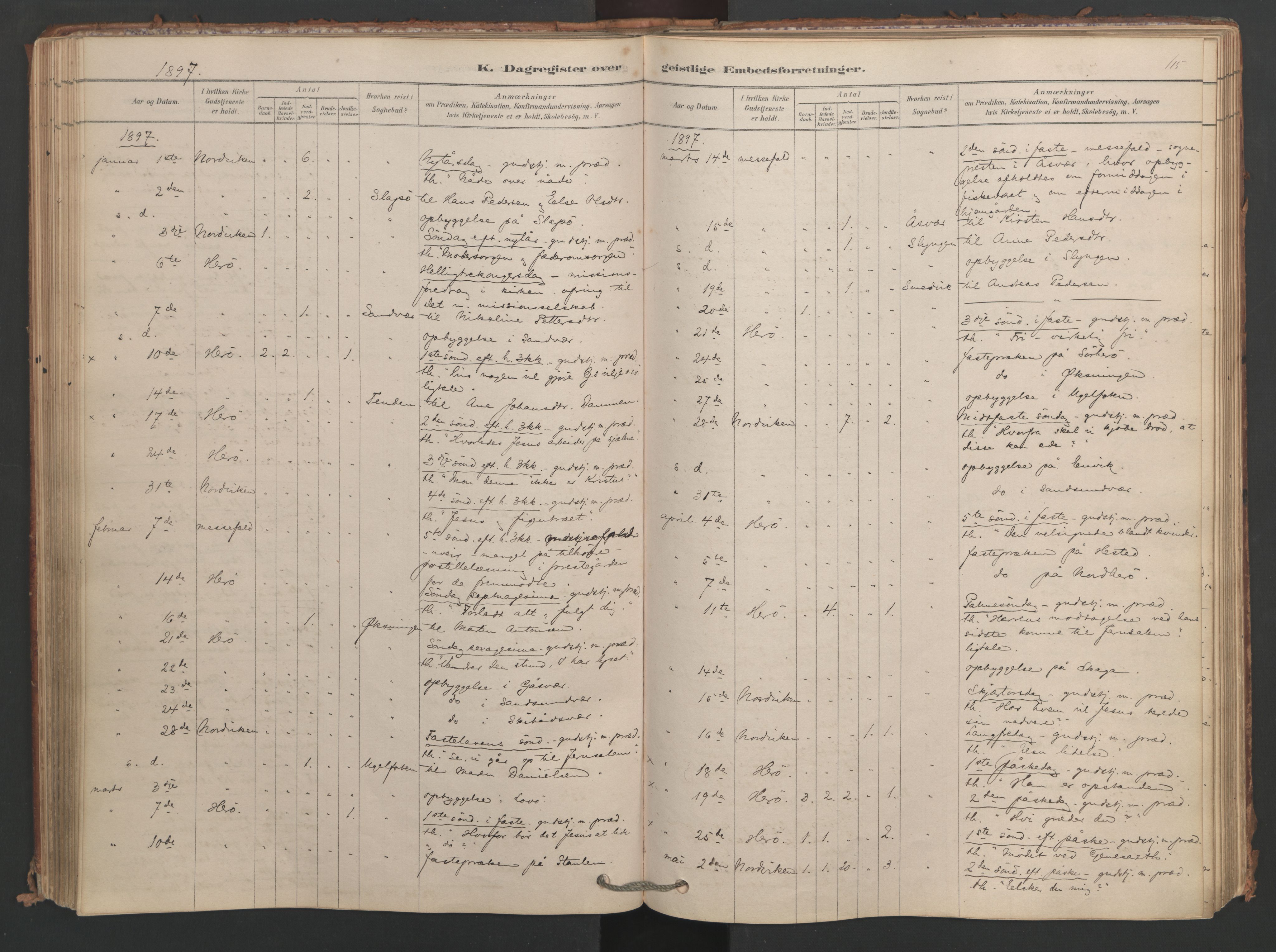 Ministerialprotokoller, klokkerbøker og fødselsregistre - Nordland, SAT/A-1459/834/L0509: Parish register (official) no. 834A07, 1878-1937, p. 115
